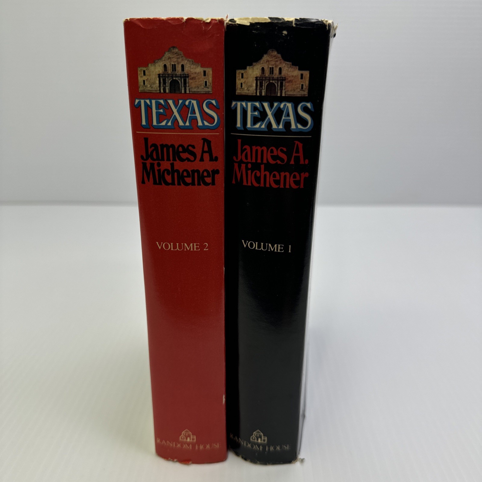 Texas James A. Michener Volumes One & Two COMPLETE Hardcovers BCE Random House