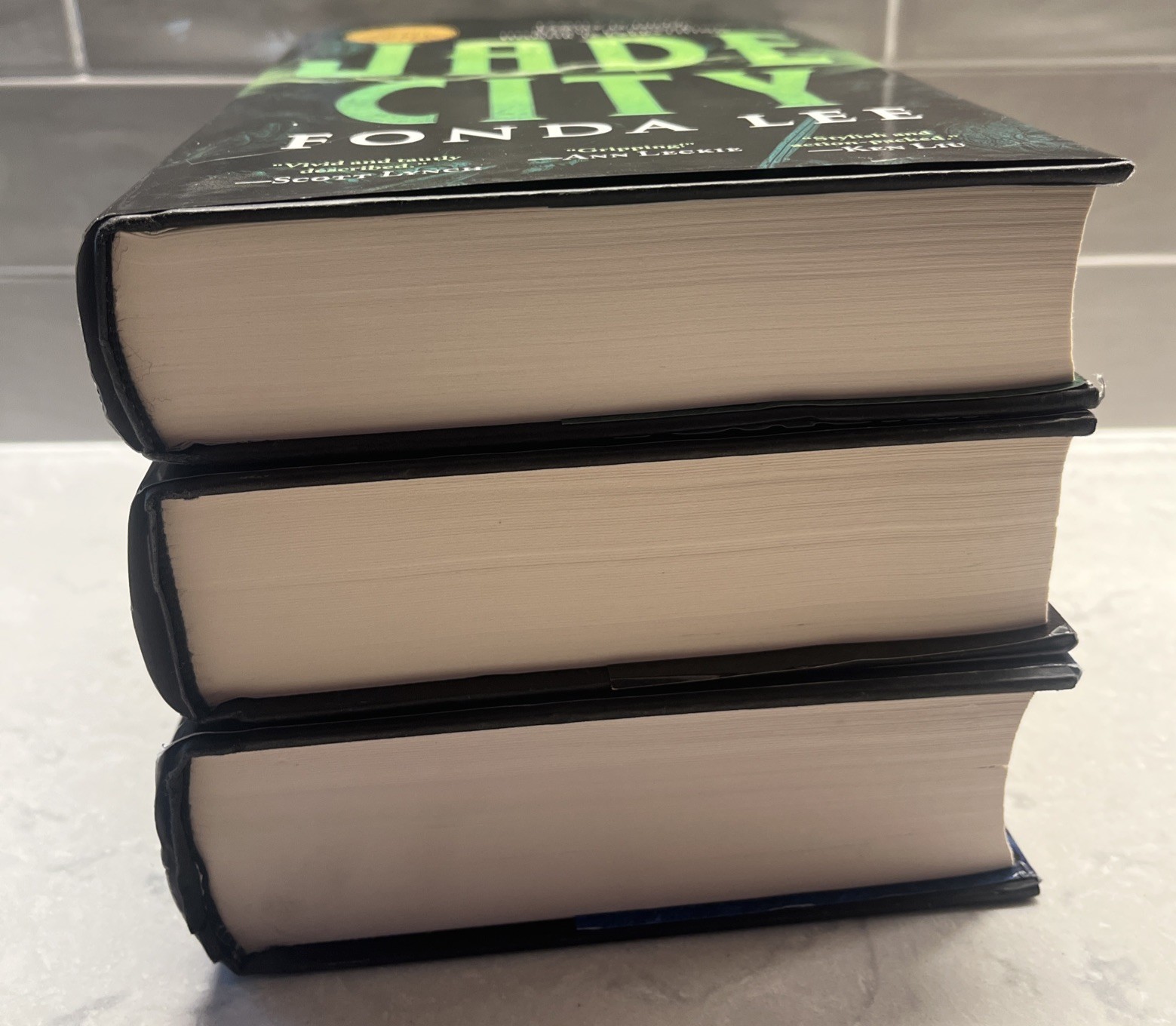 Jade City + Jade War + Jade Legacy by Fonda Lee Hardcover Book Lot Of 3 English