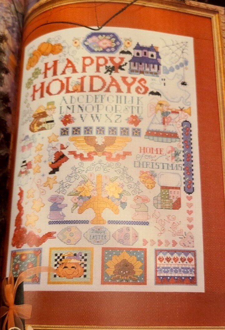 Donna Kooler’s 555 FABULOUS CROSS-STITCH PATTERNS Hardcover Book 128 Pages