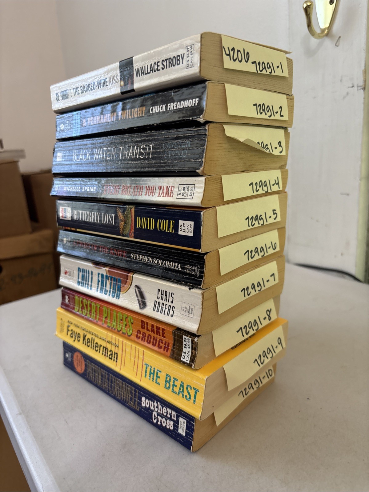 Lot of 10 Mystery – Paperbacks – Mixed Authors – FREE SHIPPING