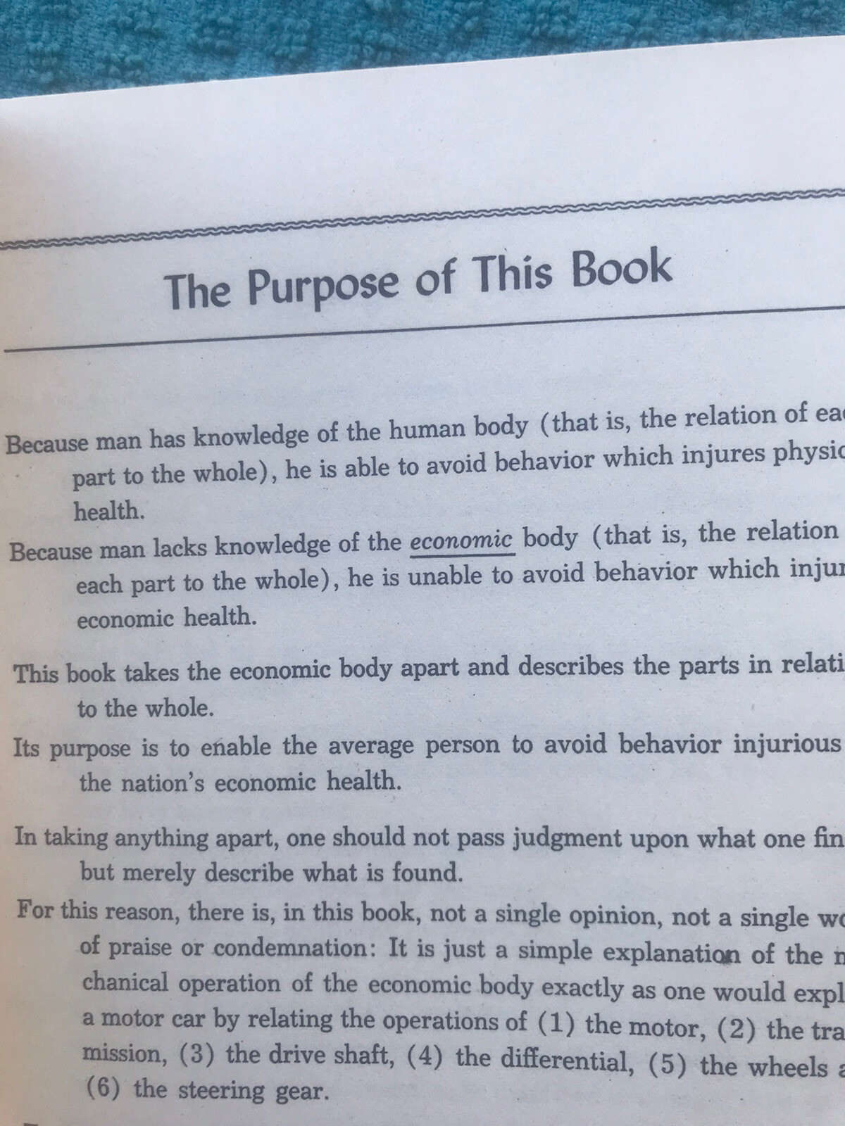 1949 HOW WE LIVE A SIMPLE DISSECTION OF THE ECONOMIC BODY FRED CLARK