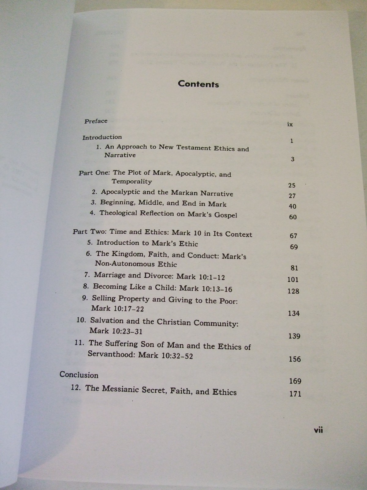 The Ethics of Mark’s Gospel in the Middle of Time by Dan Via. Wipf & Stock, 2005