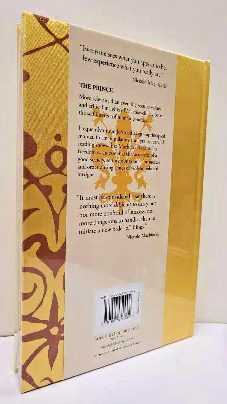THE PRINCE NICCOLO MACHIAVELLI Deluxe Silkbound Hardcover Illustrated NEW SEALED