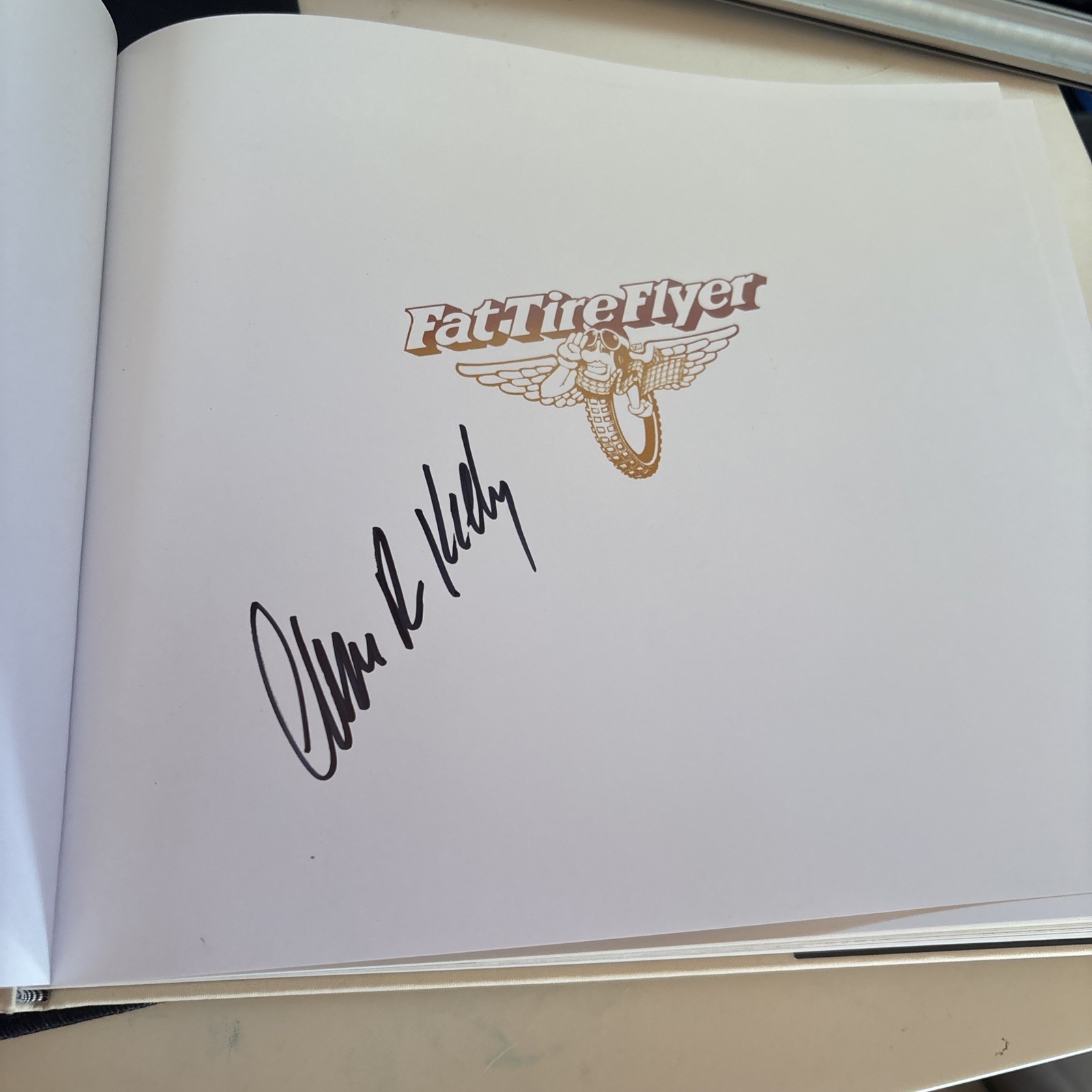 NEW Fat Tire Flyer: Repack and the Birth of Mountain Biking Signed by C. Kelly!
