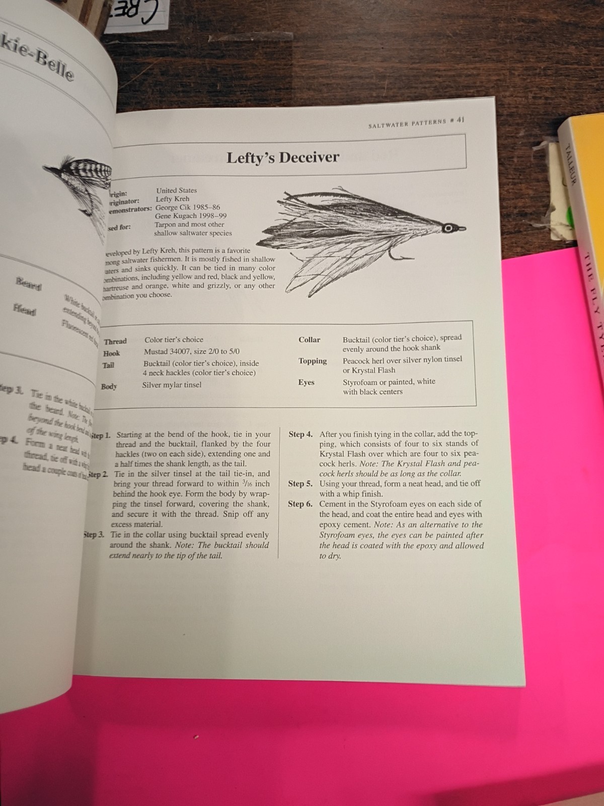 The Fly Tilyers Primer RICHARD W TALLEUR FISHERS PATTERN BOOK GENE KUGACH