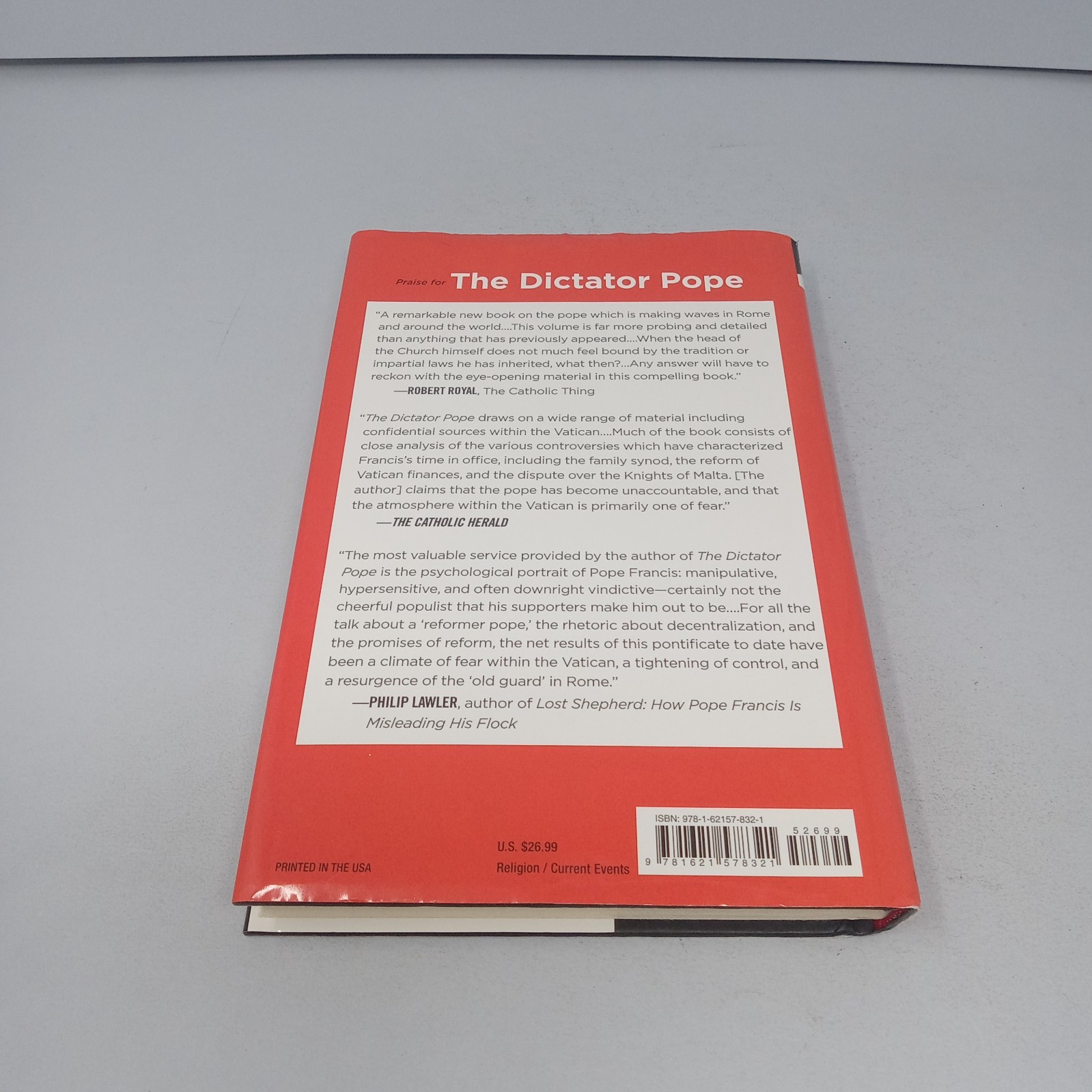 The Dictator Pope: 2018 Regnery Publishing Hardcover by Marcantonio Colonna