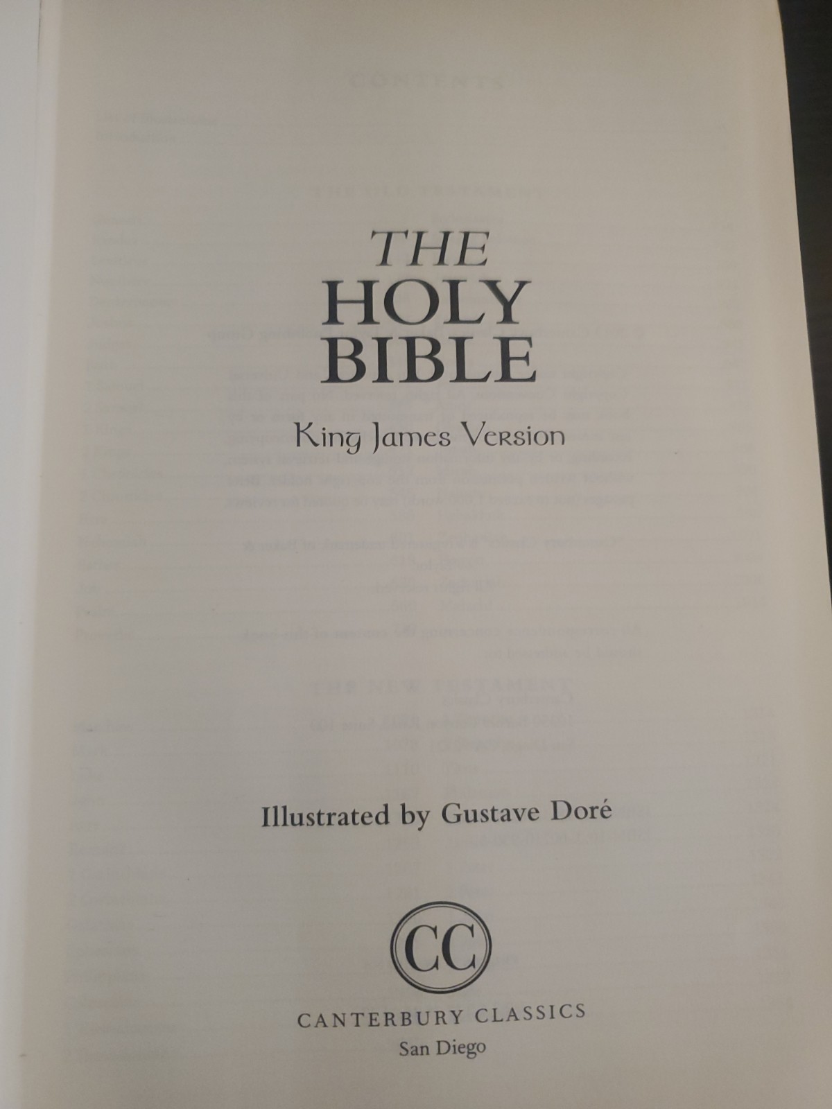 The Holy Bible King James Version Canterbury Classics Gustave Dore – 2013 KJV