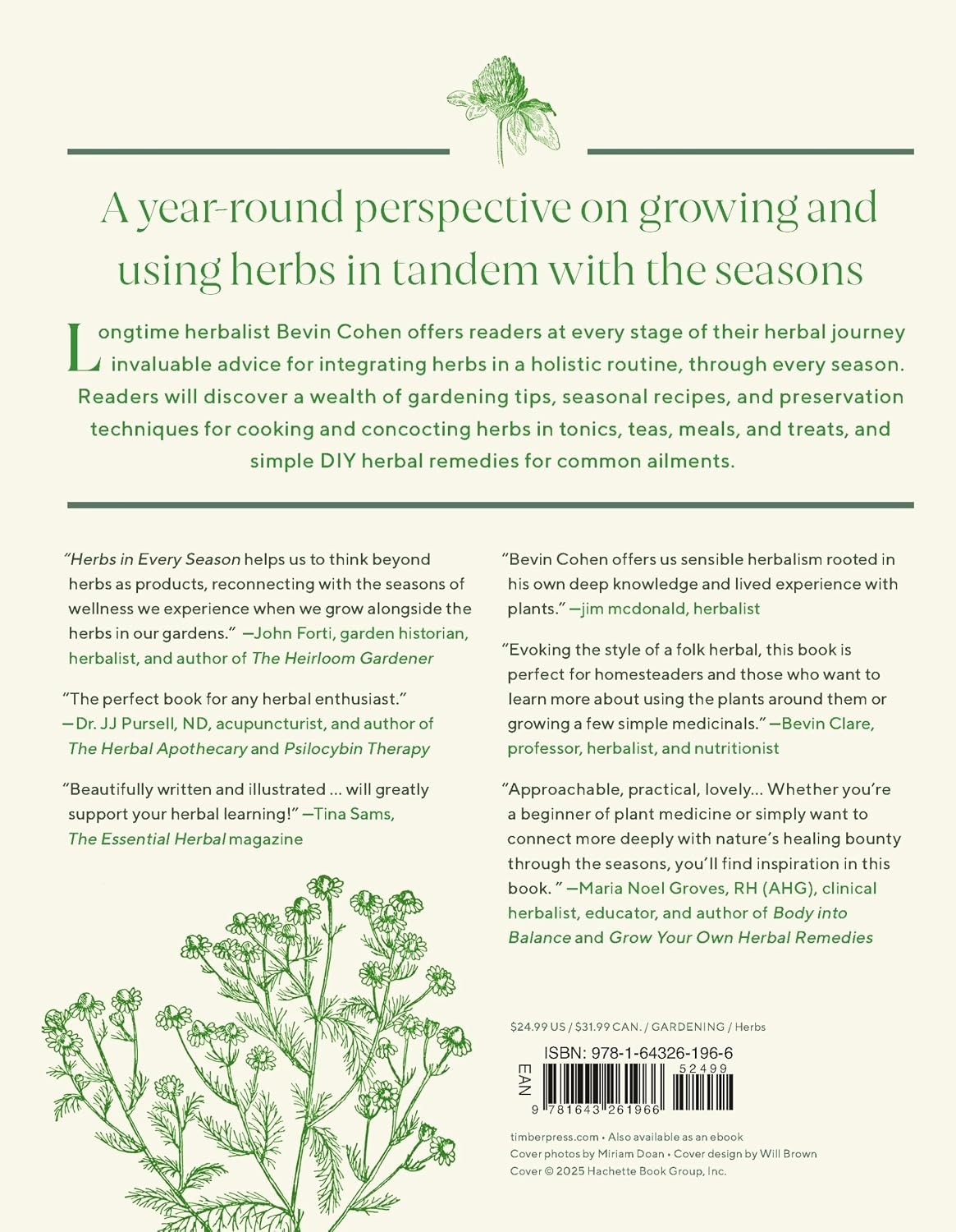 Seasonal Herbs: 48 Edible and Medicinal Varieties for Kitchen and Garden