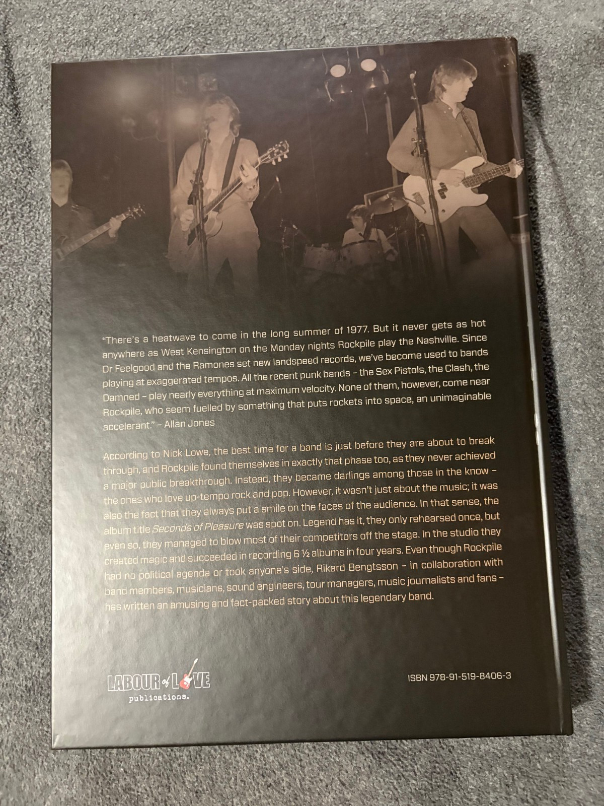 New GREAT Rockpile Book from 2026 “Play That Fast Thing” Nick Lowe Dave Edmunds