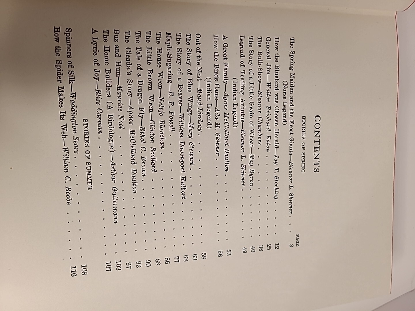 A Child’s Book Of Country Stories by Ada M. Skinner And Eleanor L. Skinner 1935