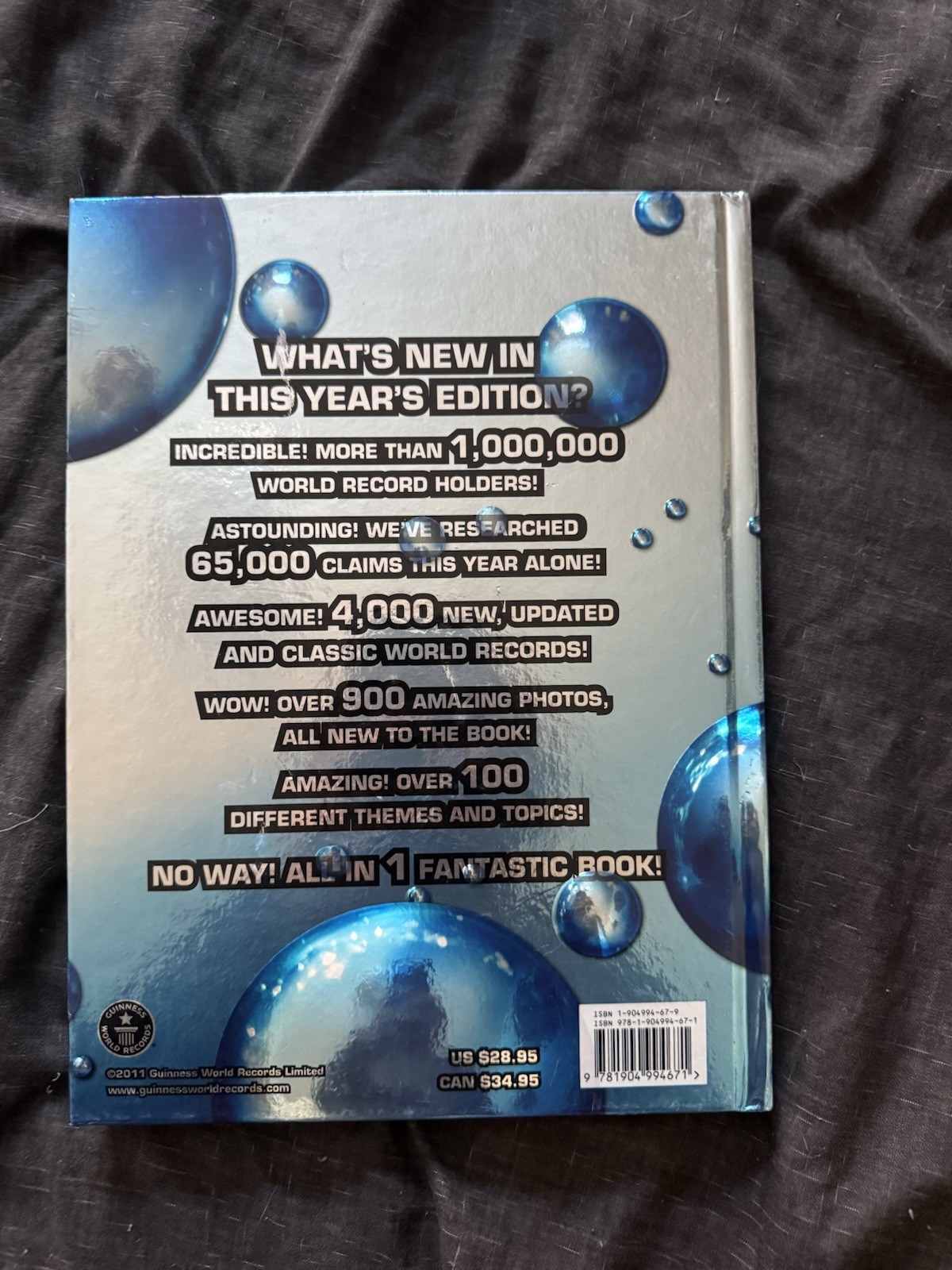 Guinness World Records Hardcover Books 2010 2011 2012 2013 2014 2015 Good Used