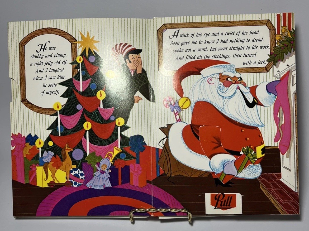 Pop Up The Night Before Christmas By Paul Taylor & Marvin Brehm Some Minor Rips