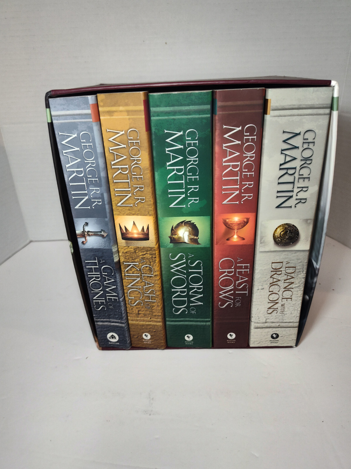 Game of Thrones 5 Book Box Set Song of Ice and Fire + Bonus Book GRRM