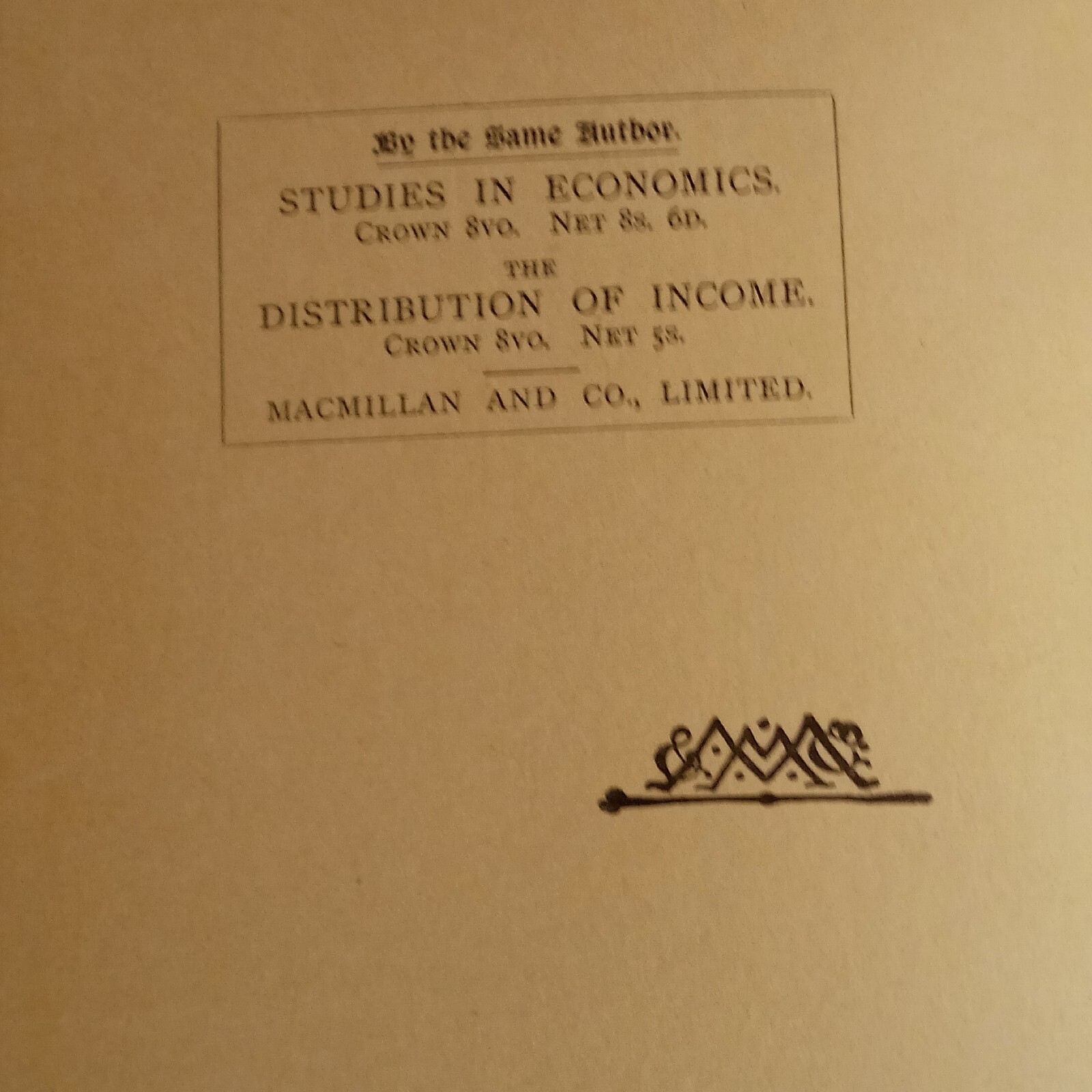1904 The Return to Protection William Smart First Edition Antique Book