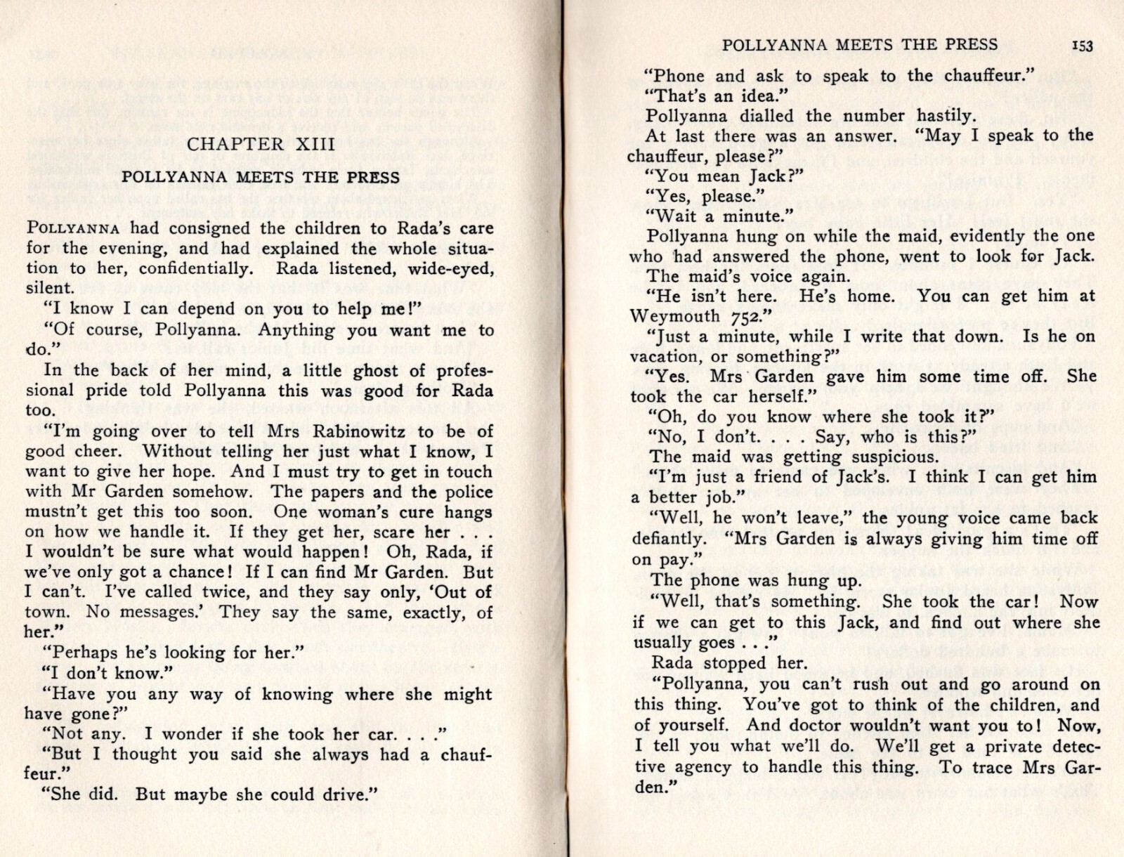 POLLYANNA’S DOOR TO HAPPINESS Elizabeth Borton 1956 Hardcover 246 pages.