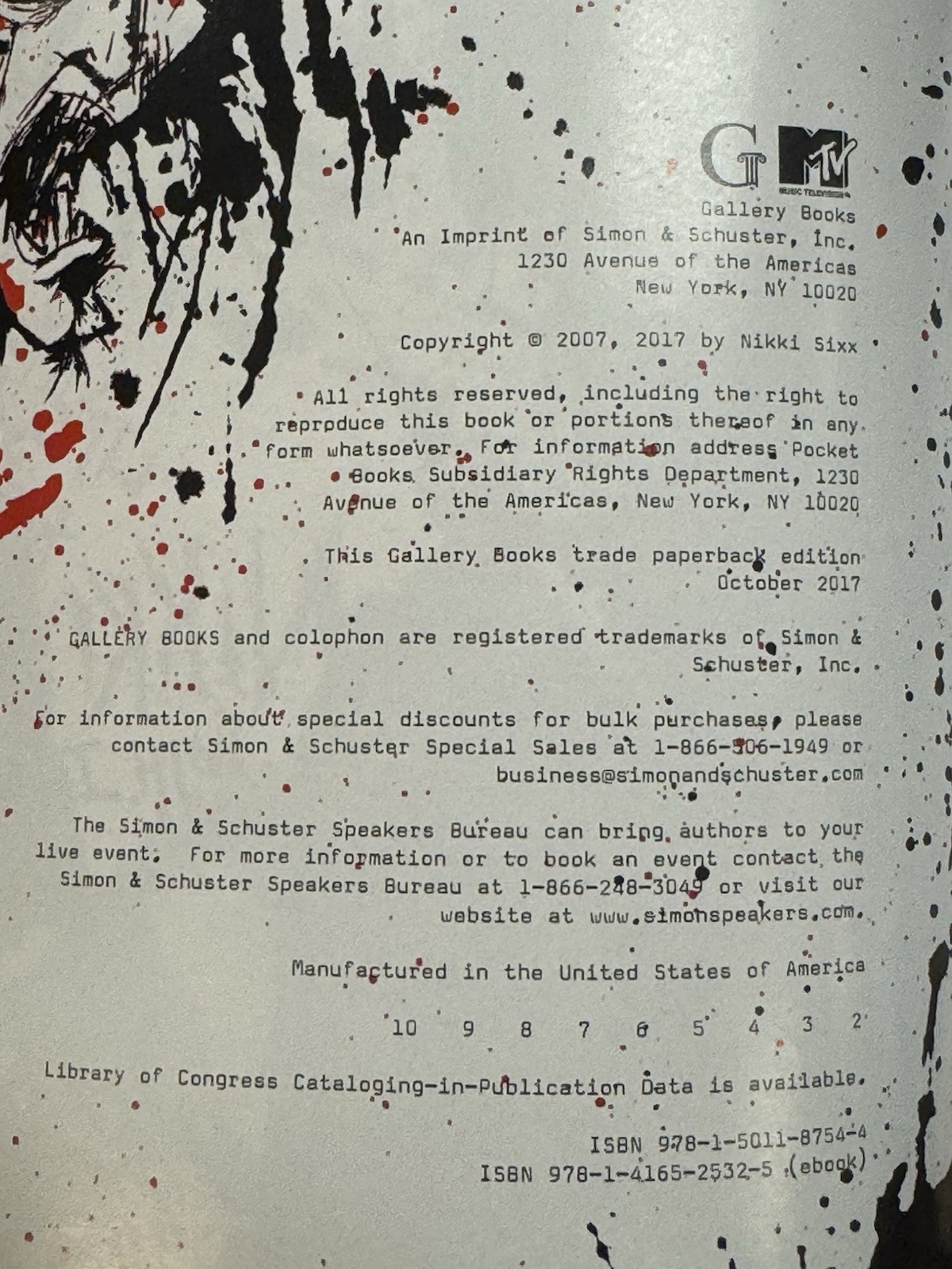 The Heroin Diaries By Nikki Sixx SIGNED 10th Anniversary Edition – Motley Crue