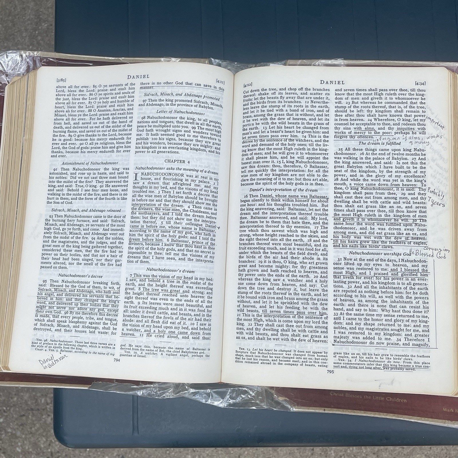Vintage Holy Bible The Holy Angels Edition The Catholic Press 1963 White Large