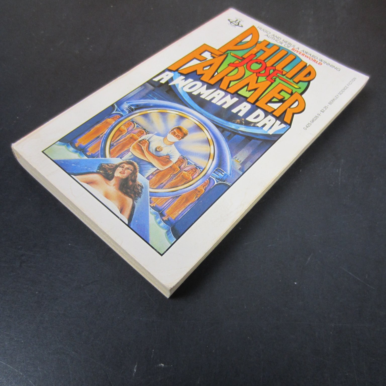 A Woman A Day Philip Jose Farmer 1980 Berkley Science Fiction Reissue PB SF