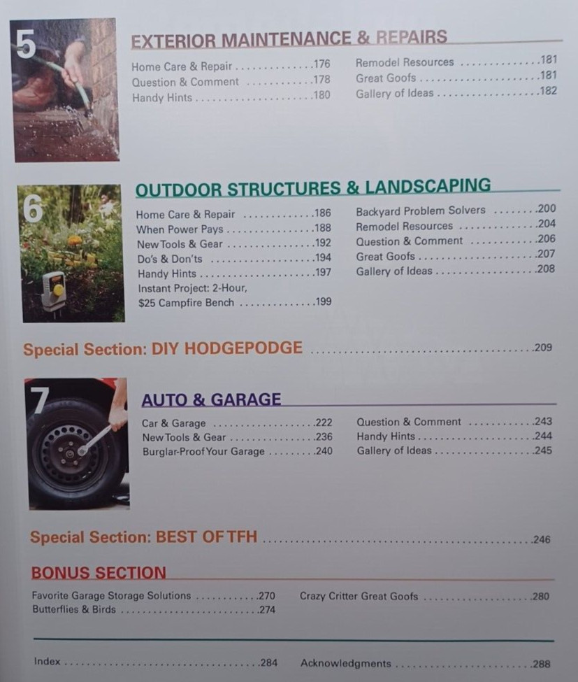 Lot of 3 Family Handyman Home Improvement Books HC 2010 2011 2013 188 Pages