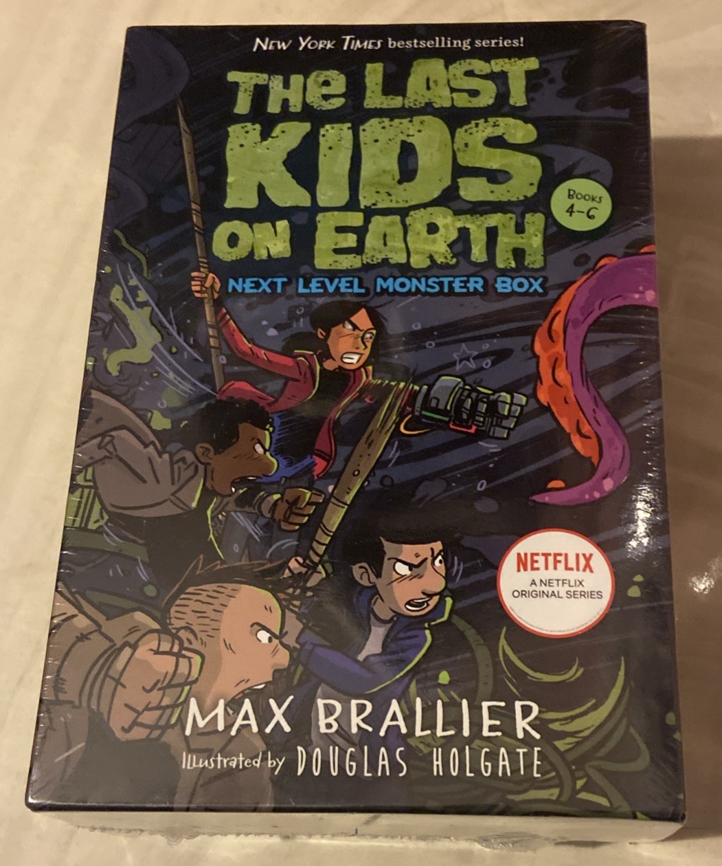 Last Kids on Earth: Next Level Monster Box (Books 4-6) by Max Brallier Sealed