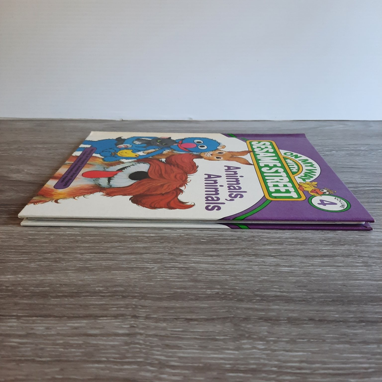 Animals Animals On My Way with Sesame Street Volume 4 1989 CTW Funk Wagnalls