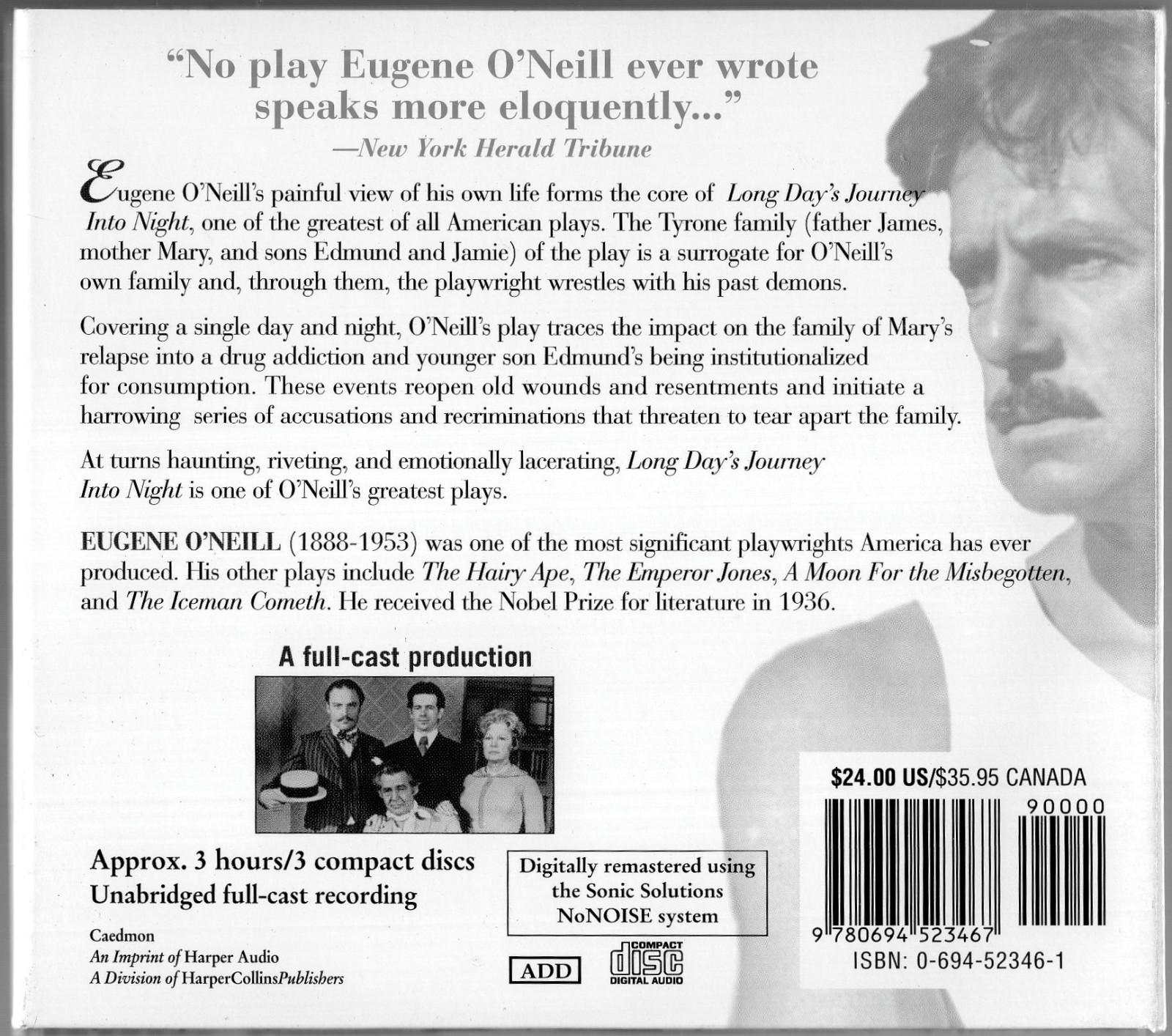 Long Day’s Journey into Night by Eugene O’Neill (1971, CD, 3-Disc Set, 2000)
