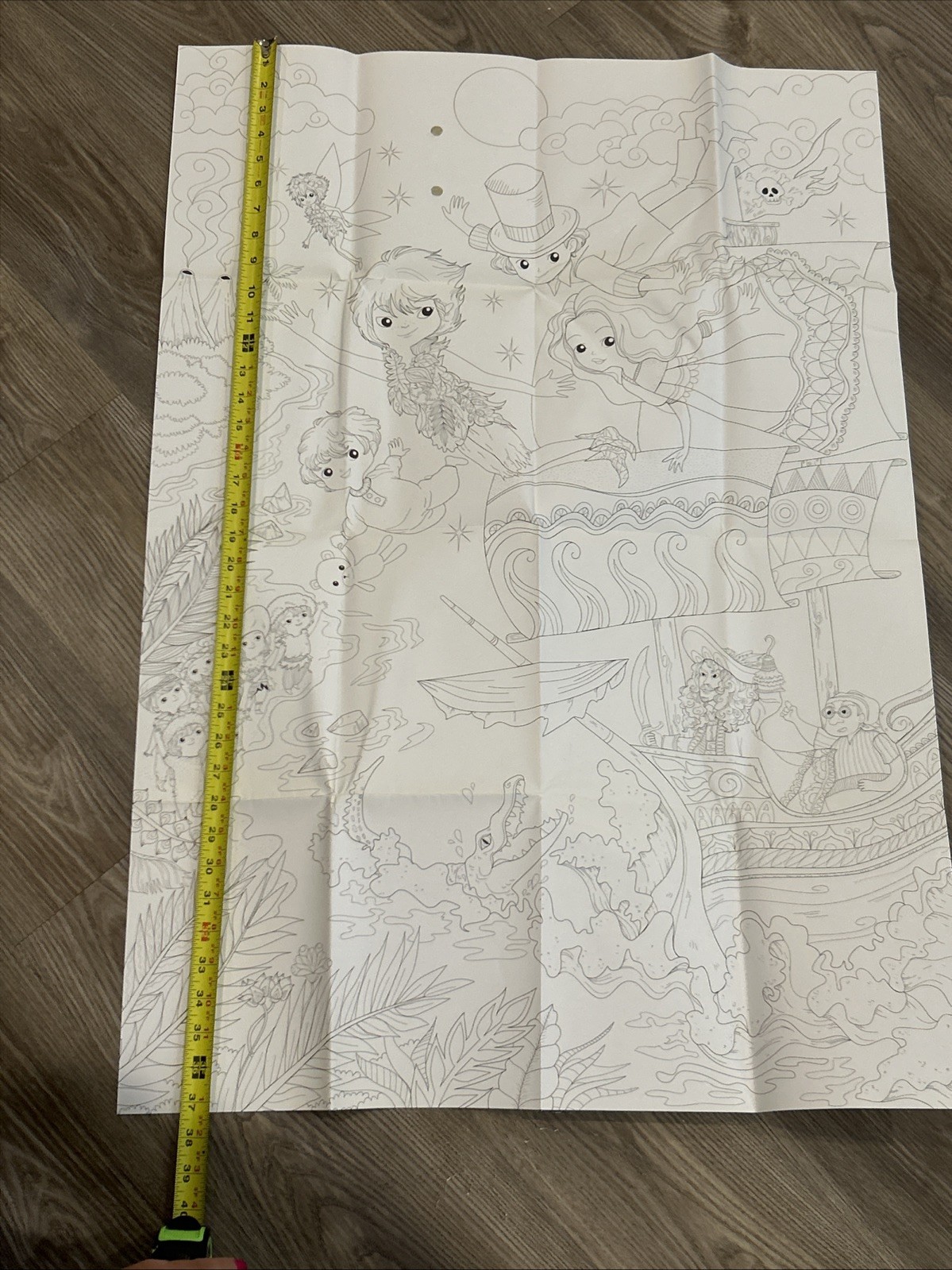 Lot of 5 Adult / Teen Coloring Books Disney Patterns – Mostly Unused See Pics