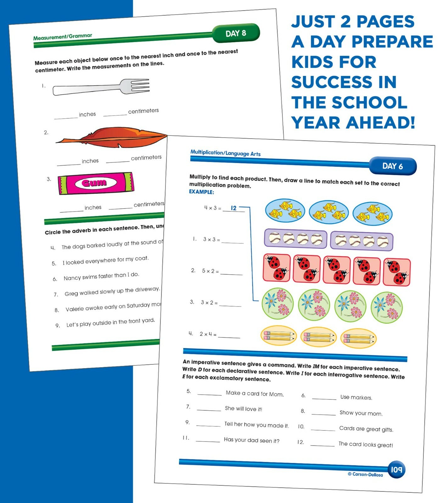 《NEW》Summer Bridge Activities Workbook – Bridging Grades 2-3 in 15 Minutes a Day
