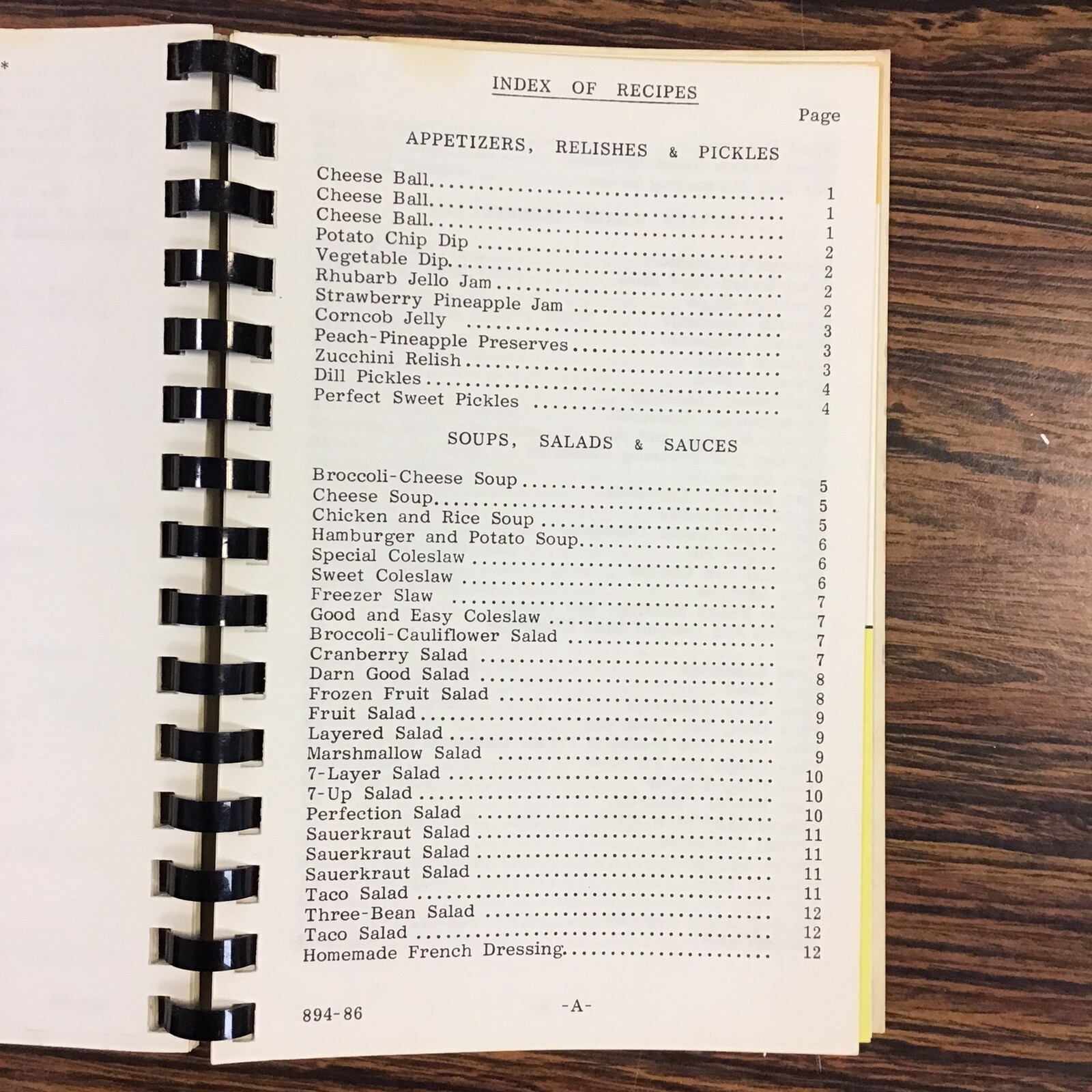 Oakwood Ohio Auglaize Chapel Church of God Vtg 1986 Cookbook SEE INDEX PHOTOS