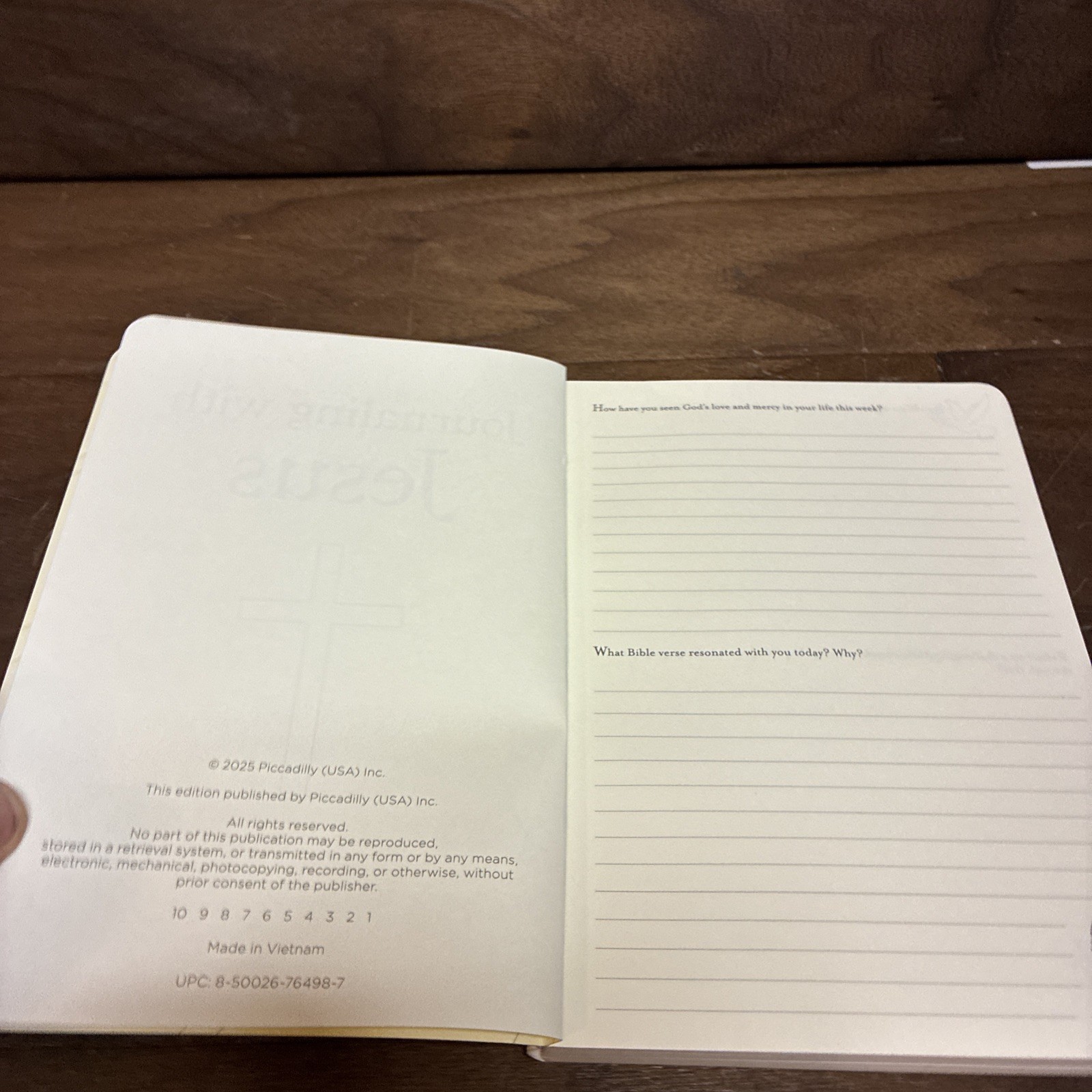 JOURNALING WITH JESUS GUIDED LINED JOURNAL 152 PAGES SOFT COVER BOUND BOOK