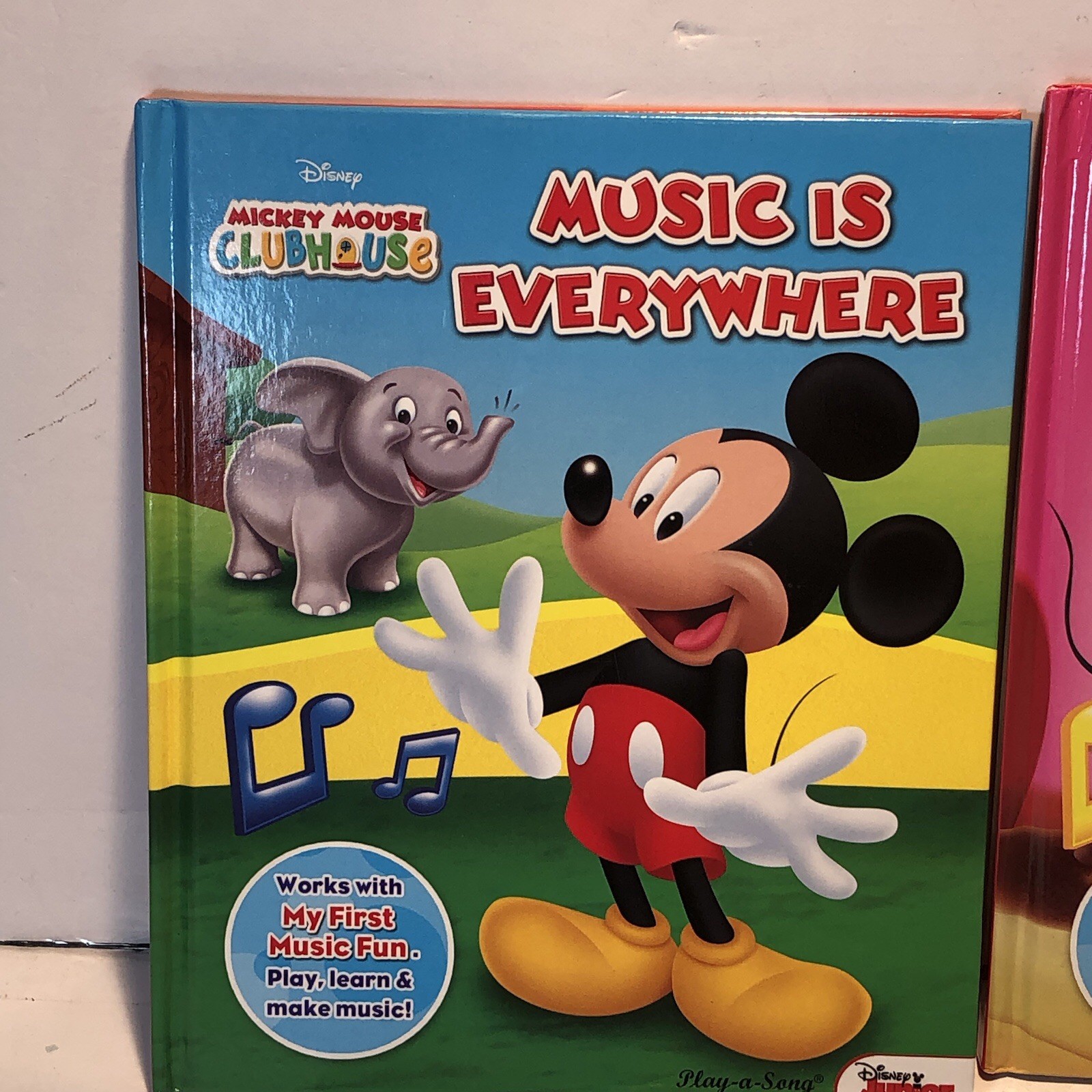 MICKEY MOUSE CLUB HOUSE “My First Music Fun” Books Lot of 5 EUC