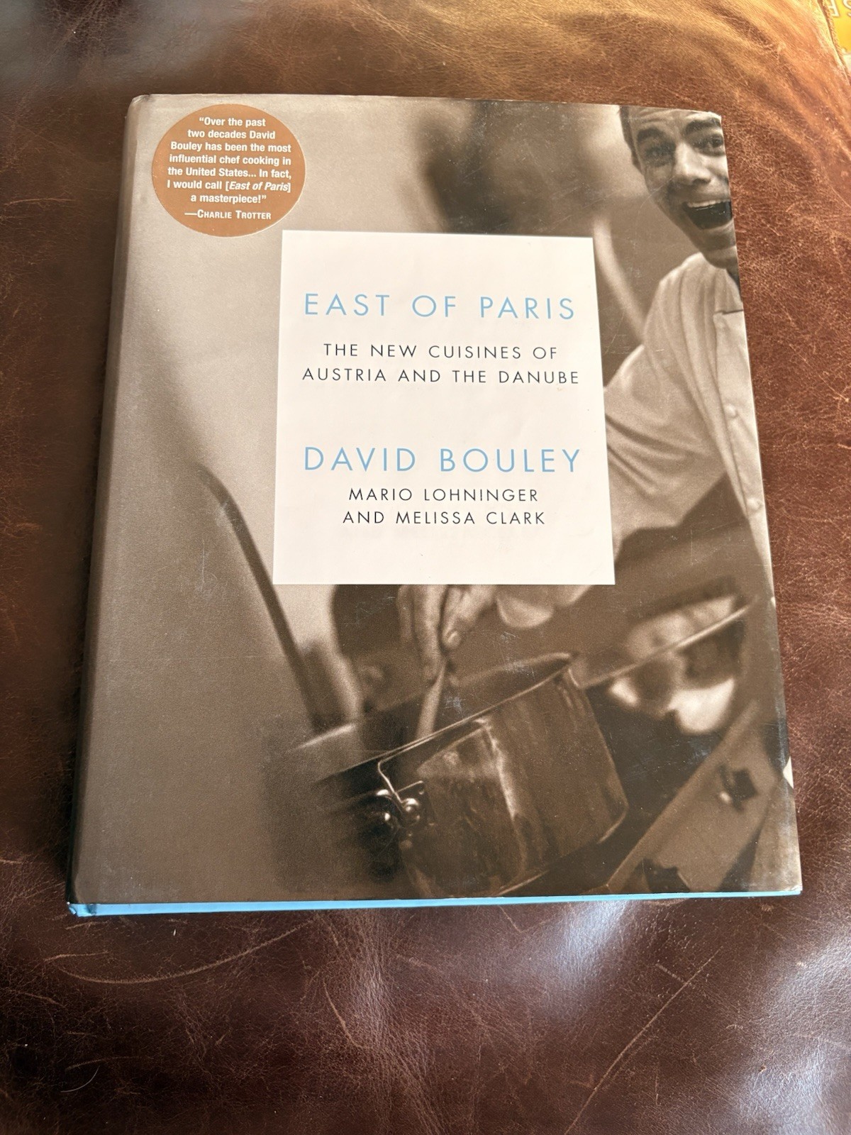 David Bouley SIGNED East Of Paris 2003 Hardcover 1st Edition AUTOGRAPHED