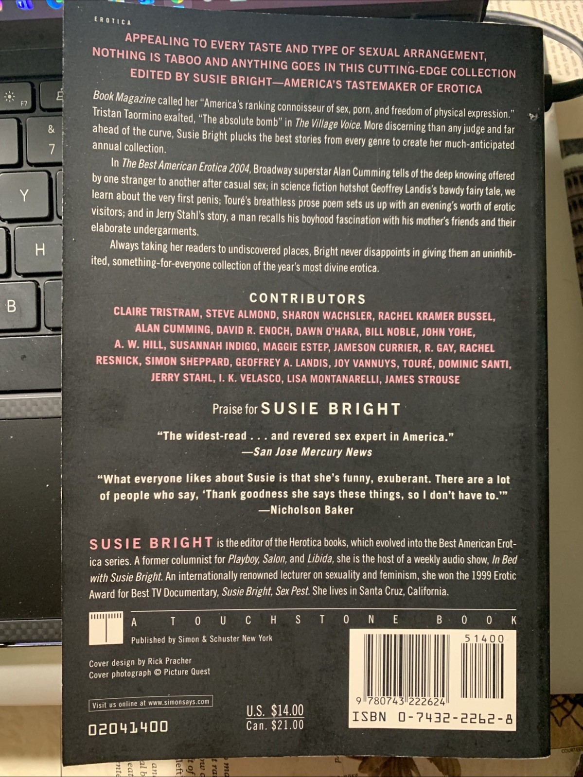Best American Erotica 2004 by Susie Bright (2004, Trade Paperback)