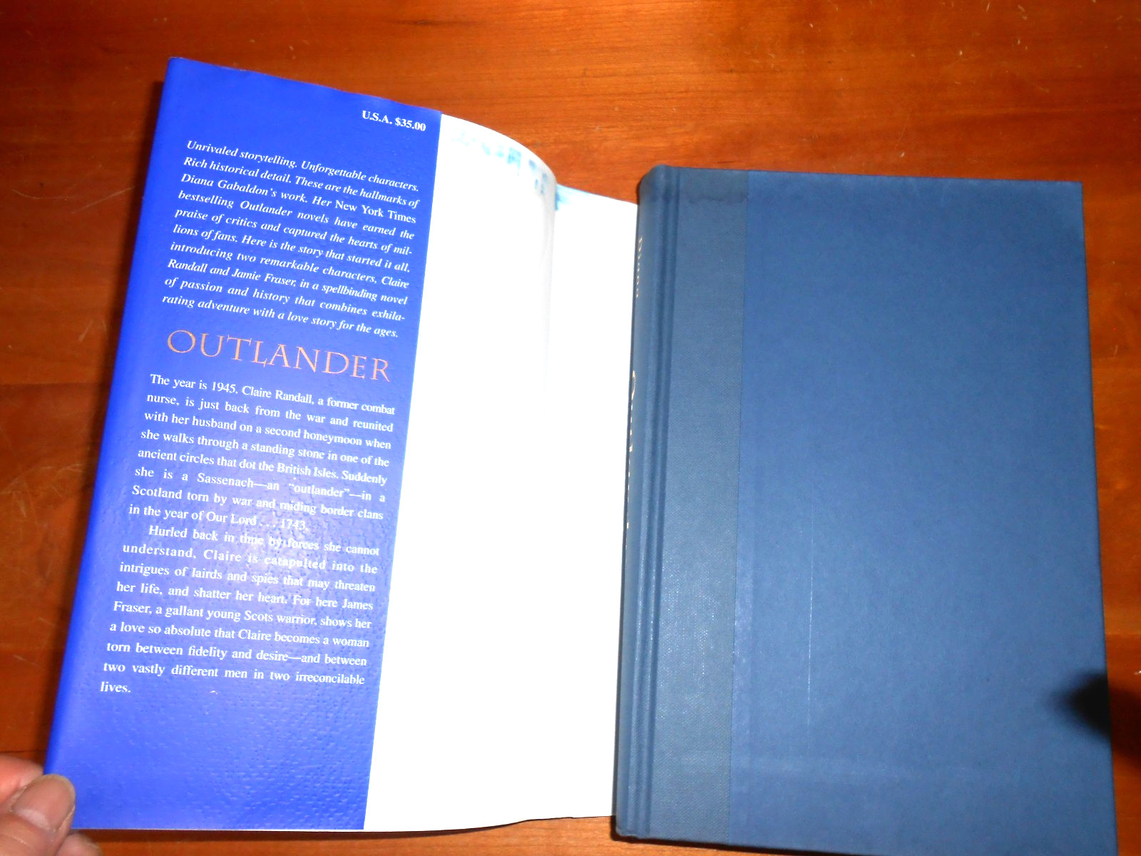 Diana Gabaldon OUTLANDER Delacorte Press 1991 – HC/DJ VGC