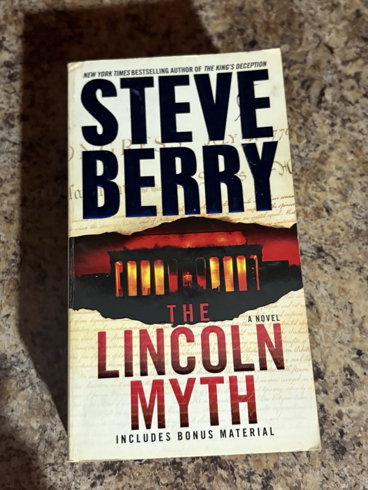 Steve Berry 5 Book Lot The Lincoln Myth The Amber Room Paperback Atlas Columbus