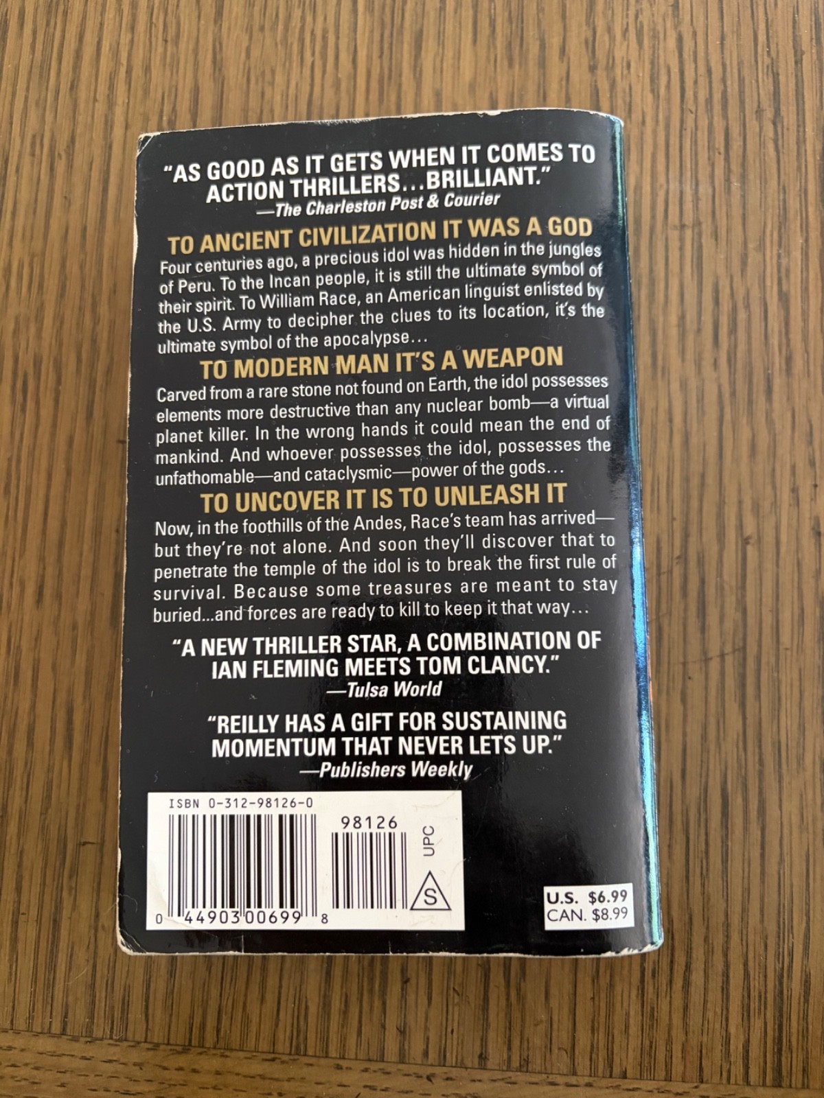 Matthew Reilly Lot- Contest, Temple & The Great Zoo of China- paperback