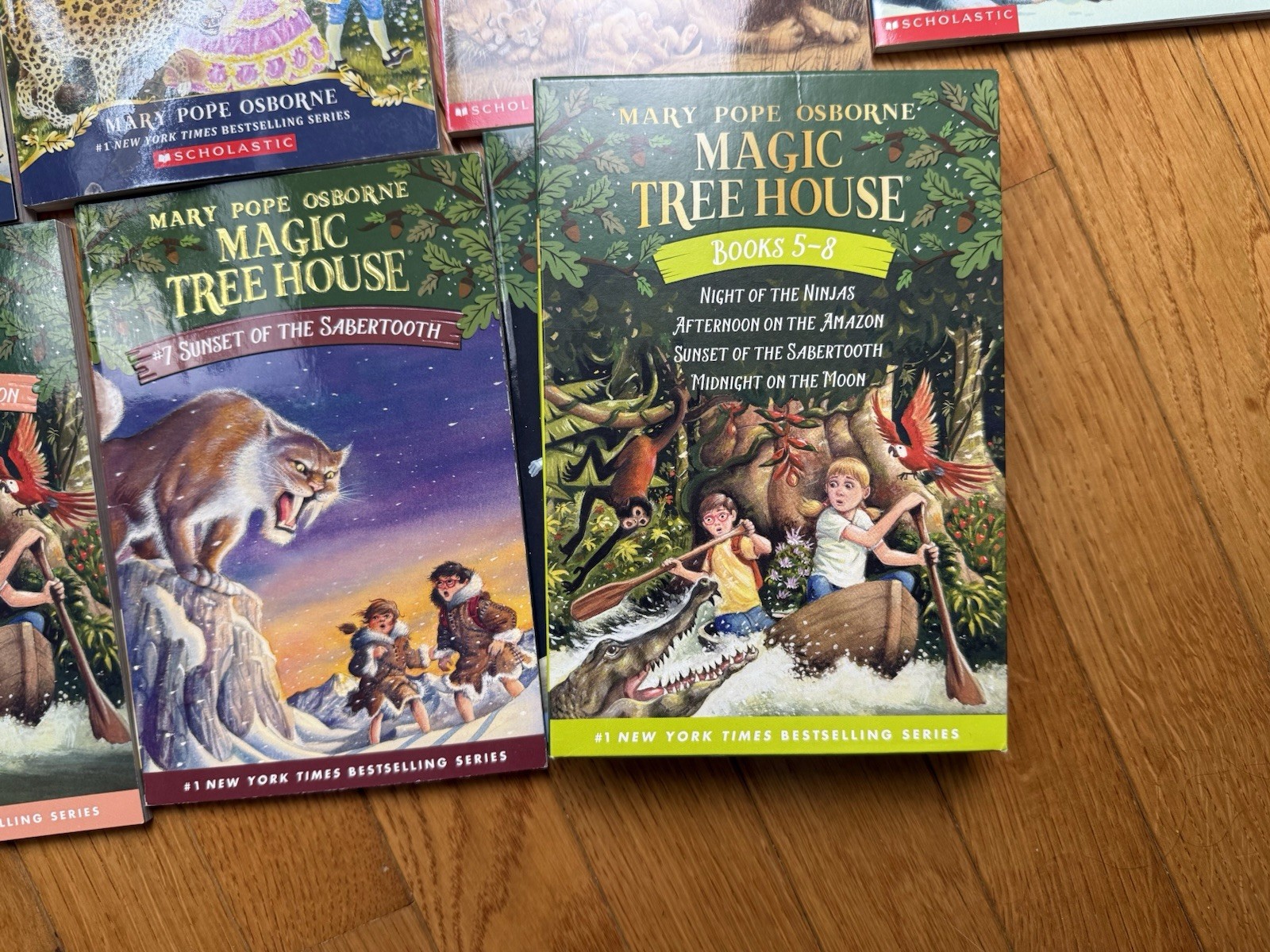 Magic Tree House Lot – Merlin Missions, Box Set books 5-8 14 total