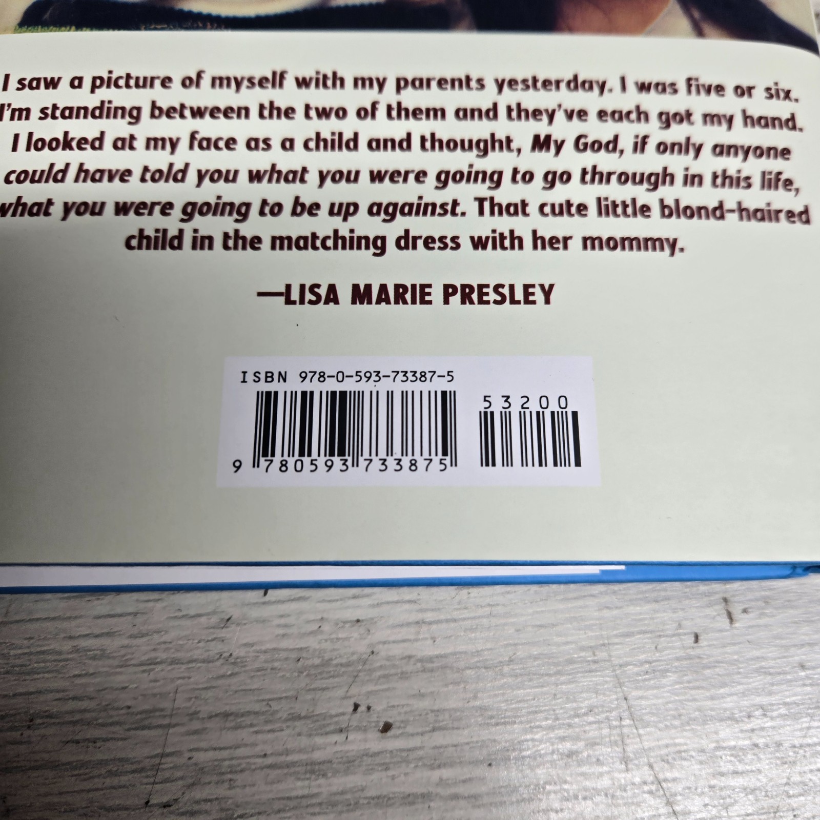 From Here to the Great Unknown A Memoir by Lisa Marie Presley Hardcover Book