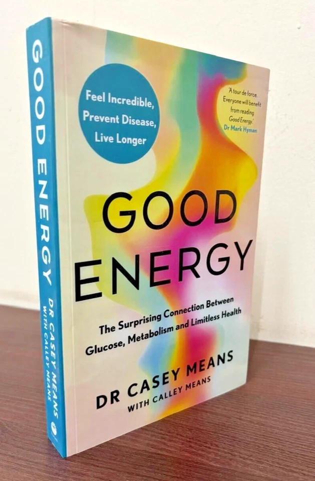 Good Energy by Dr. Casey Means New Paperback Free Shipping