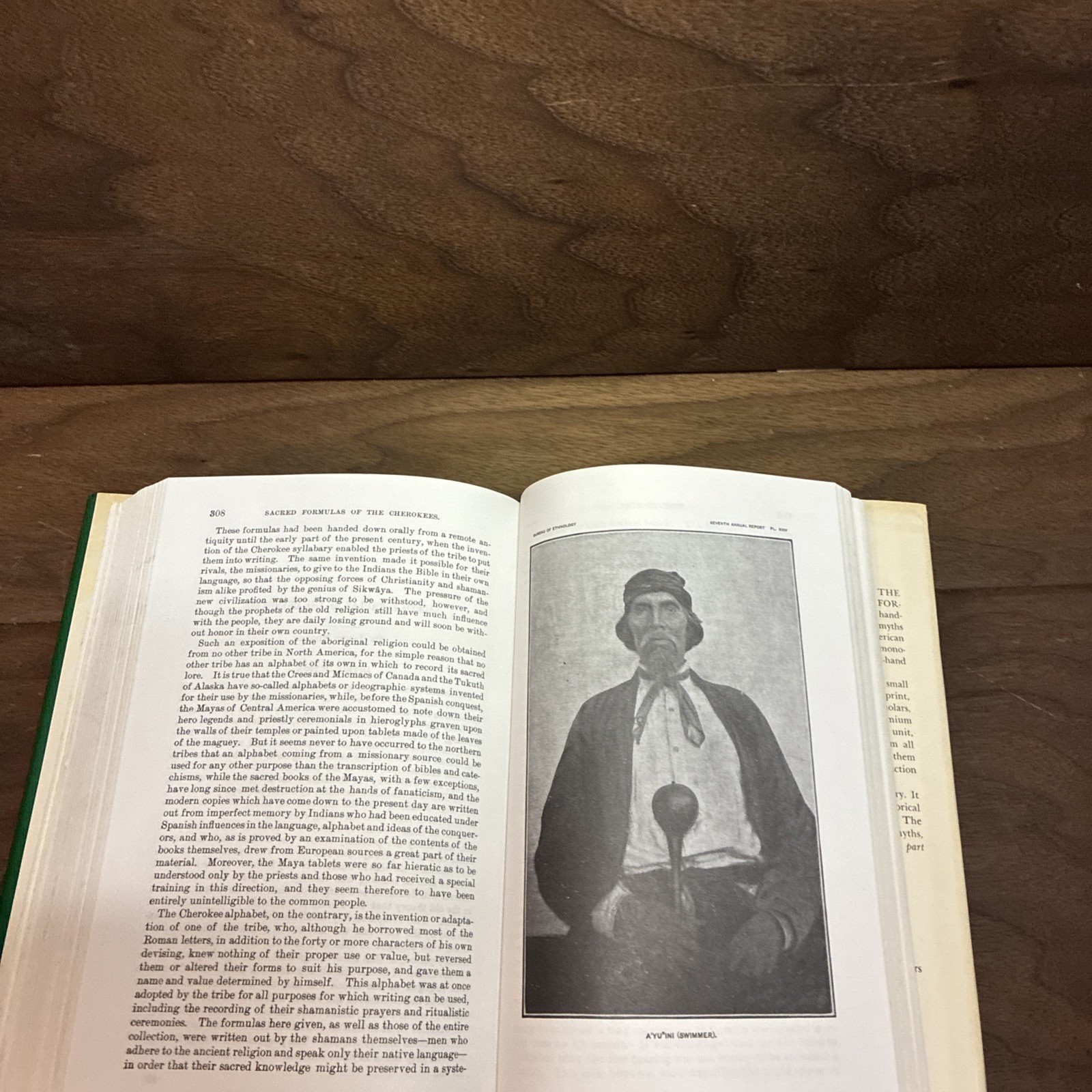Myths of The Cherokee and Sacred Formulas of The Cherokees by James Mooney 1982