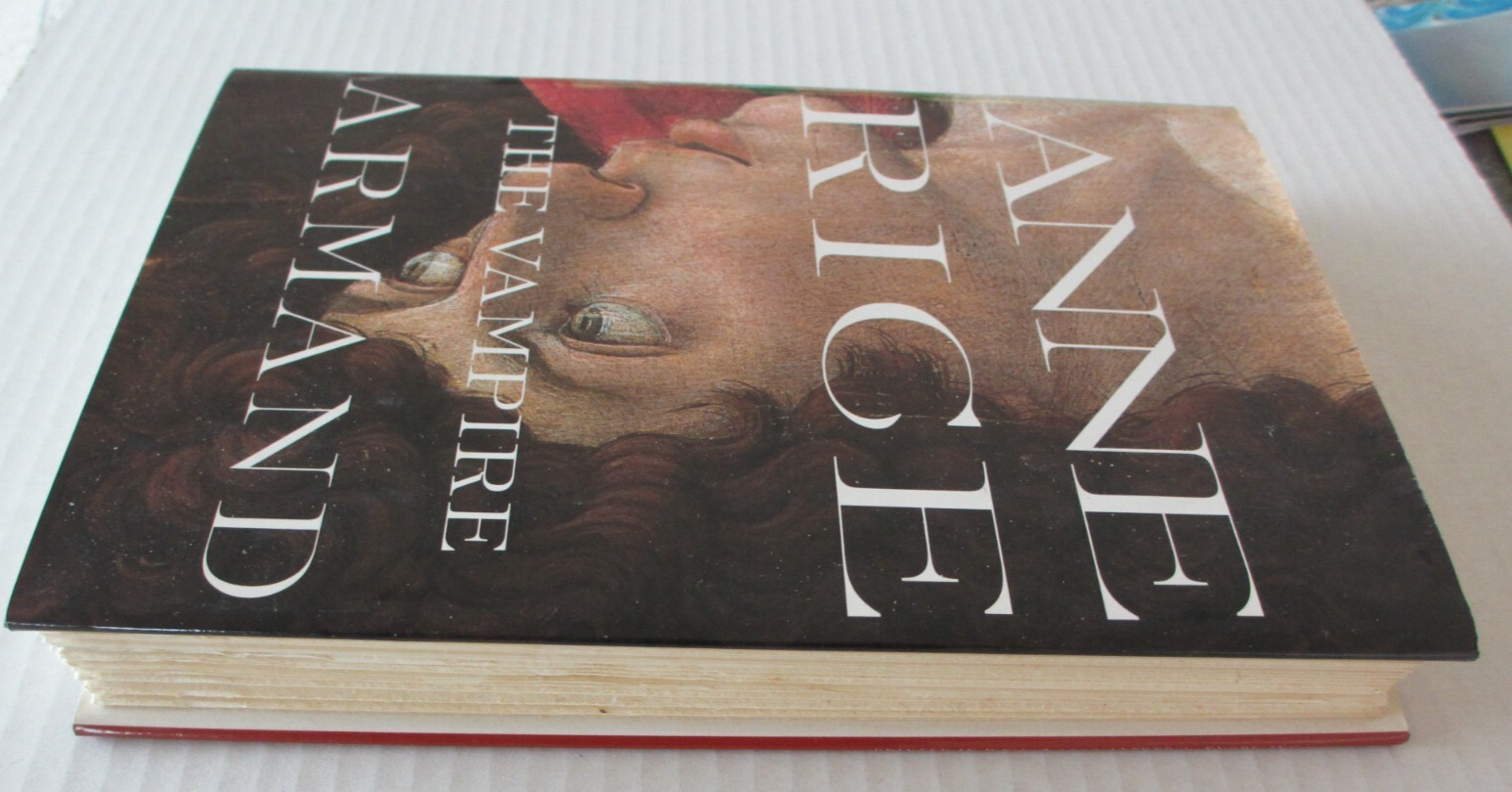 ANNE RICE- THE VAMPIRE ARMAND (Vampire Chronicles Bk. 6, 1998 Hardcover) 1ST ED