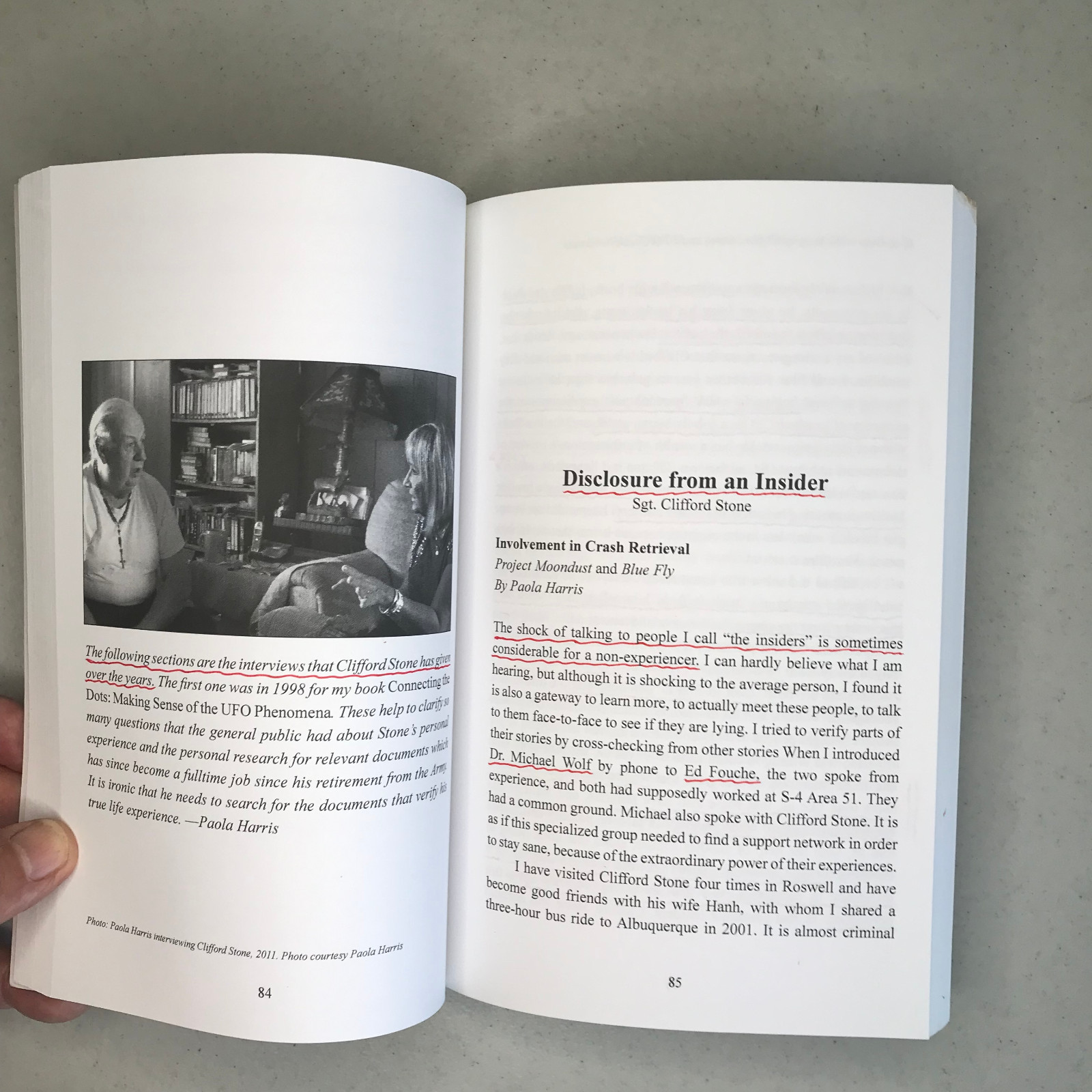 “Eyes Only” Clifford Stone UFO Crash Retrievals Paperback 2011 – 223 Pages