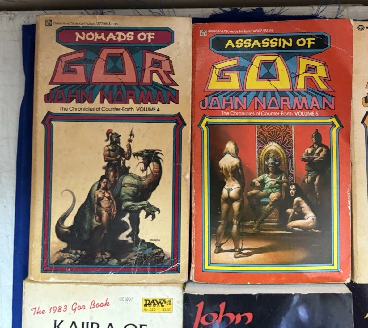 John Norman GOR Lot Of 21 – Nomads, Assassins, Beasts, Slave Girl & MORE!!