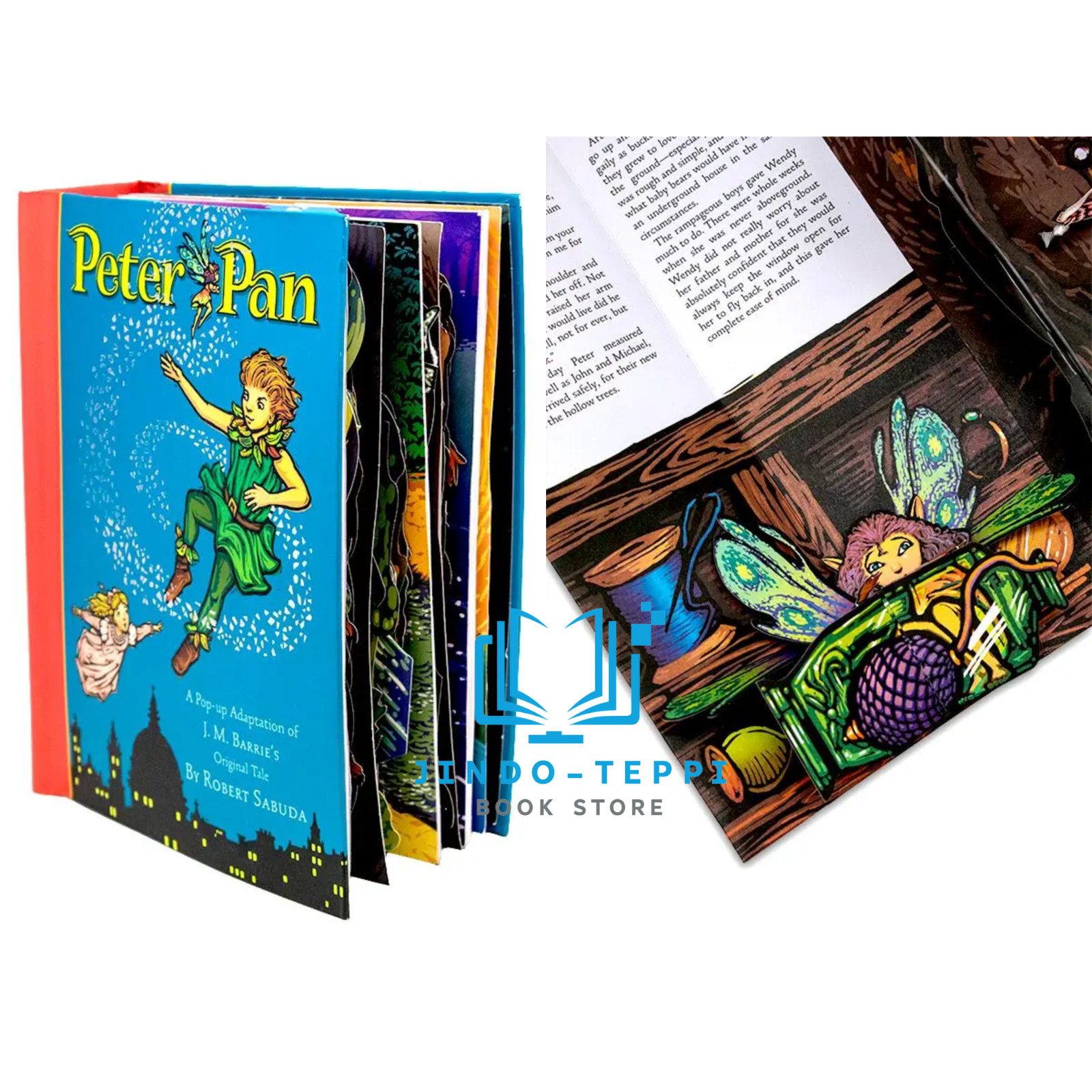 Peter Pan Pop-Up Book HC Robert Sabuda Little Simon Collectible 2008