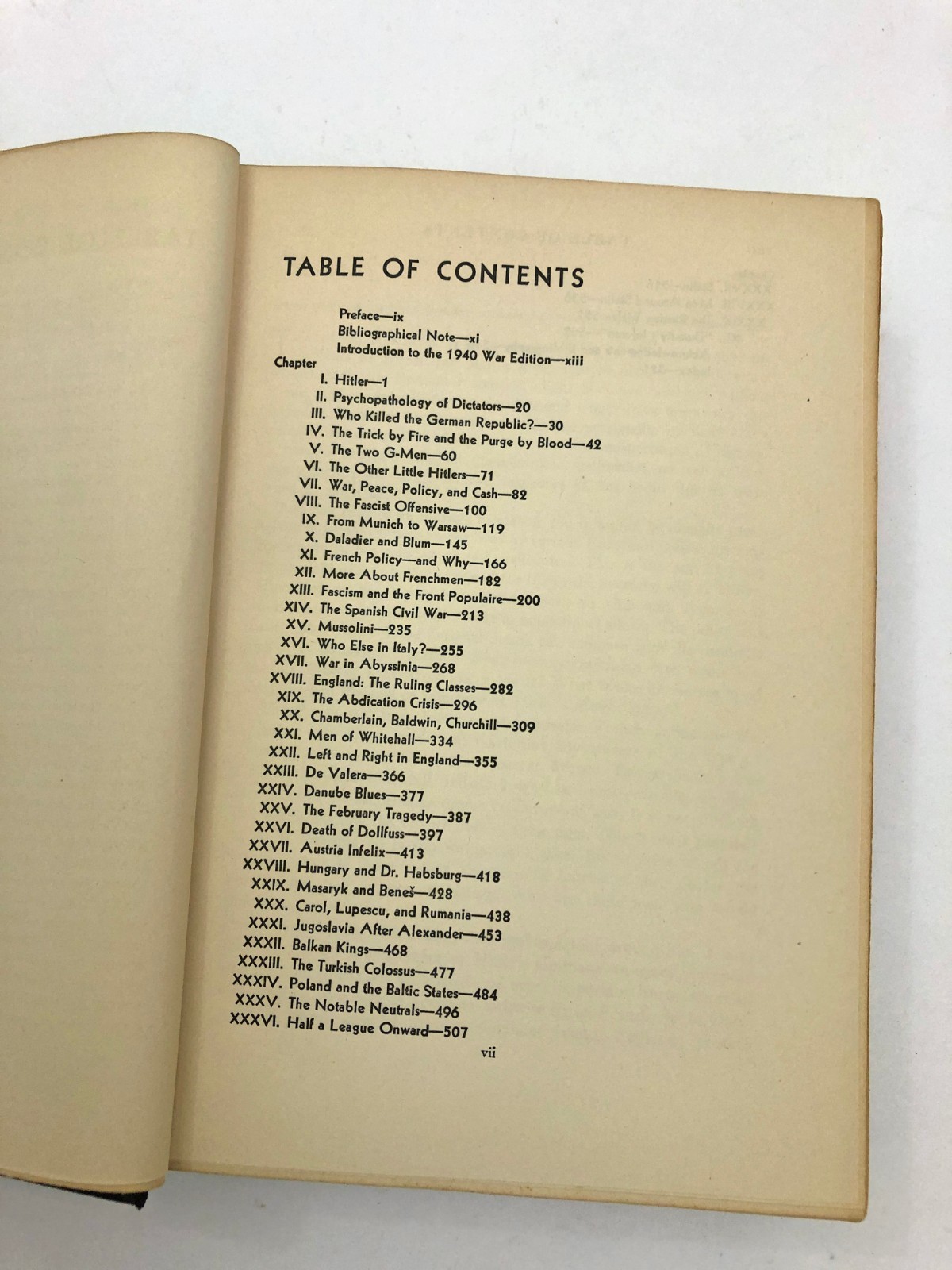 Inside Europe Hardcover 1940 War Edition John Gunther HB 606 Pages