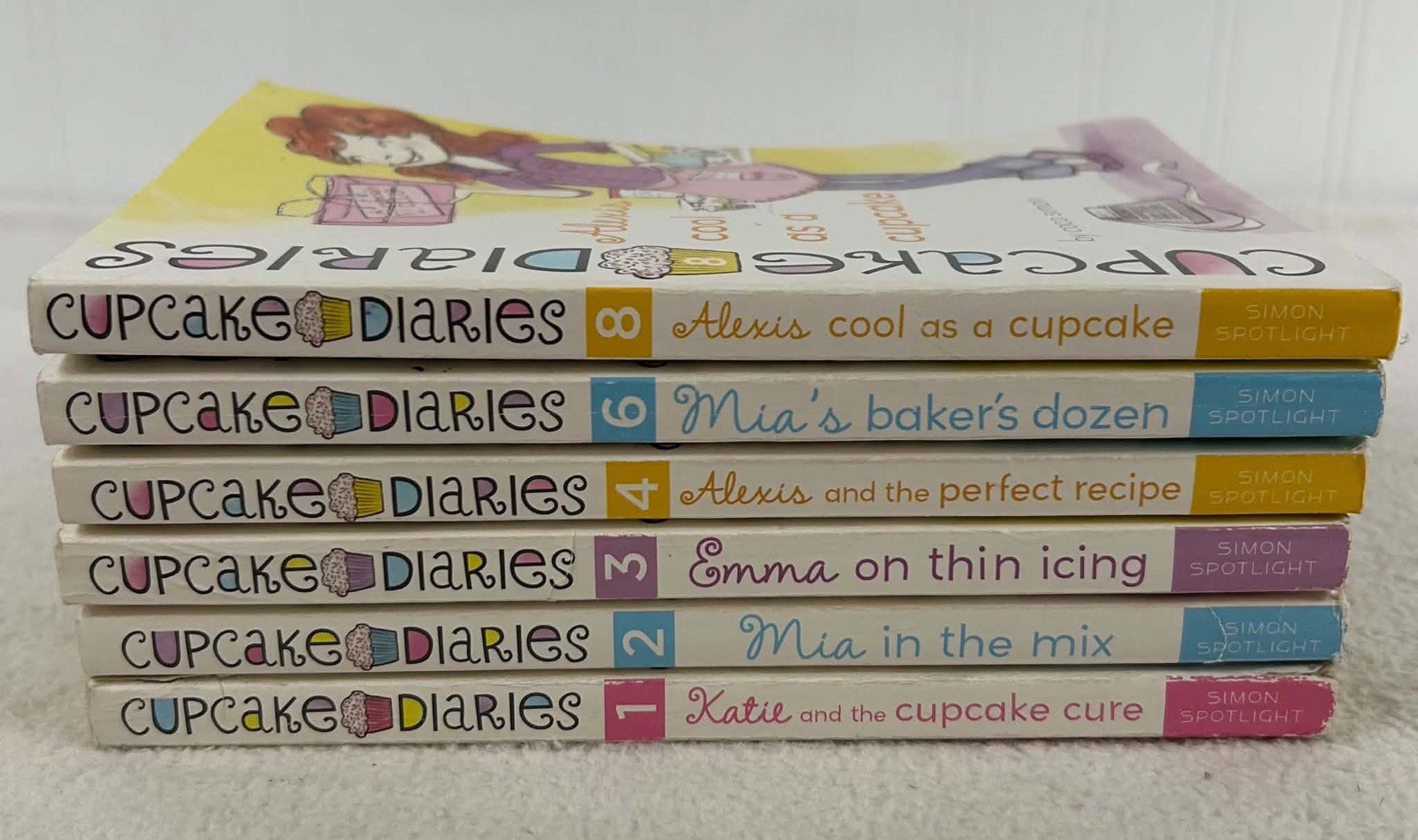 Cupcake Diaries Lot Of 6, Missing #5 And #7 Coco Simon Kids Chapter Books