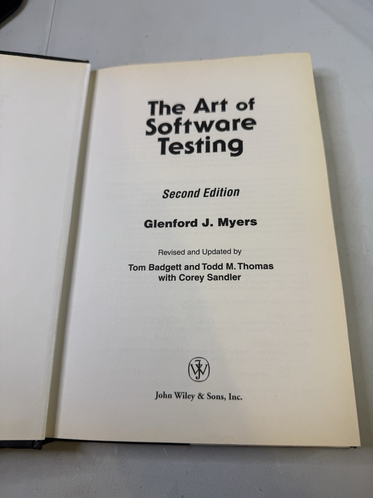 The Art of Software Testing, Second Edition by Glenford J. Myers