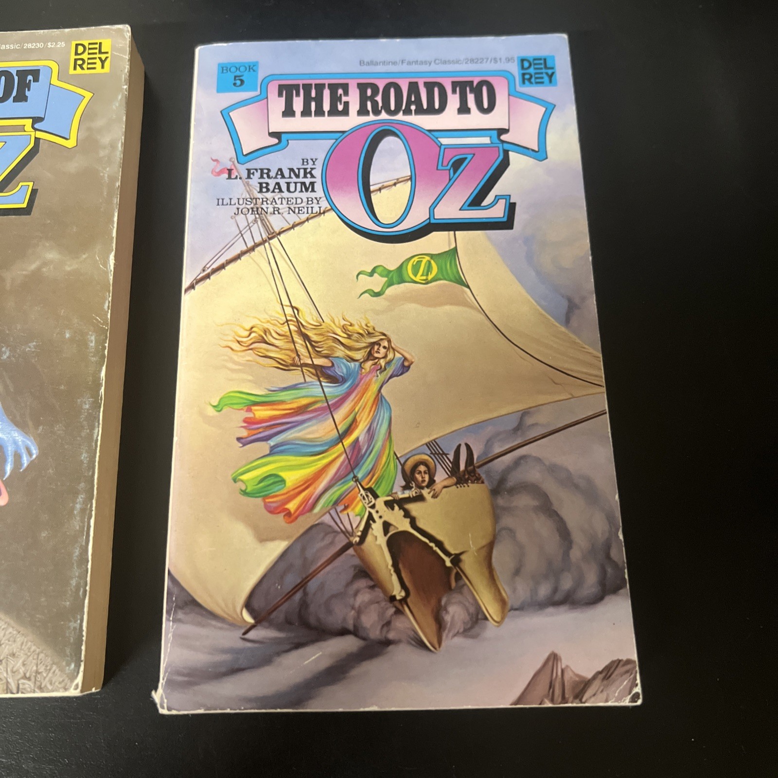 Lot of 3 Ballantine Del Rey Books: Road to Oz, Emerald City of Z, Tik-Tok of Oz