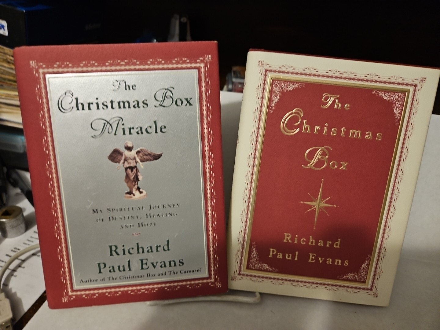 The Christmas Box Series: 2 Books by Richard Evans (1993, 2001 Hardcover)