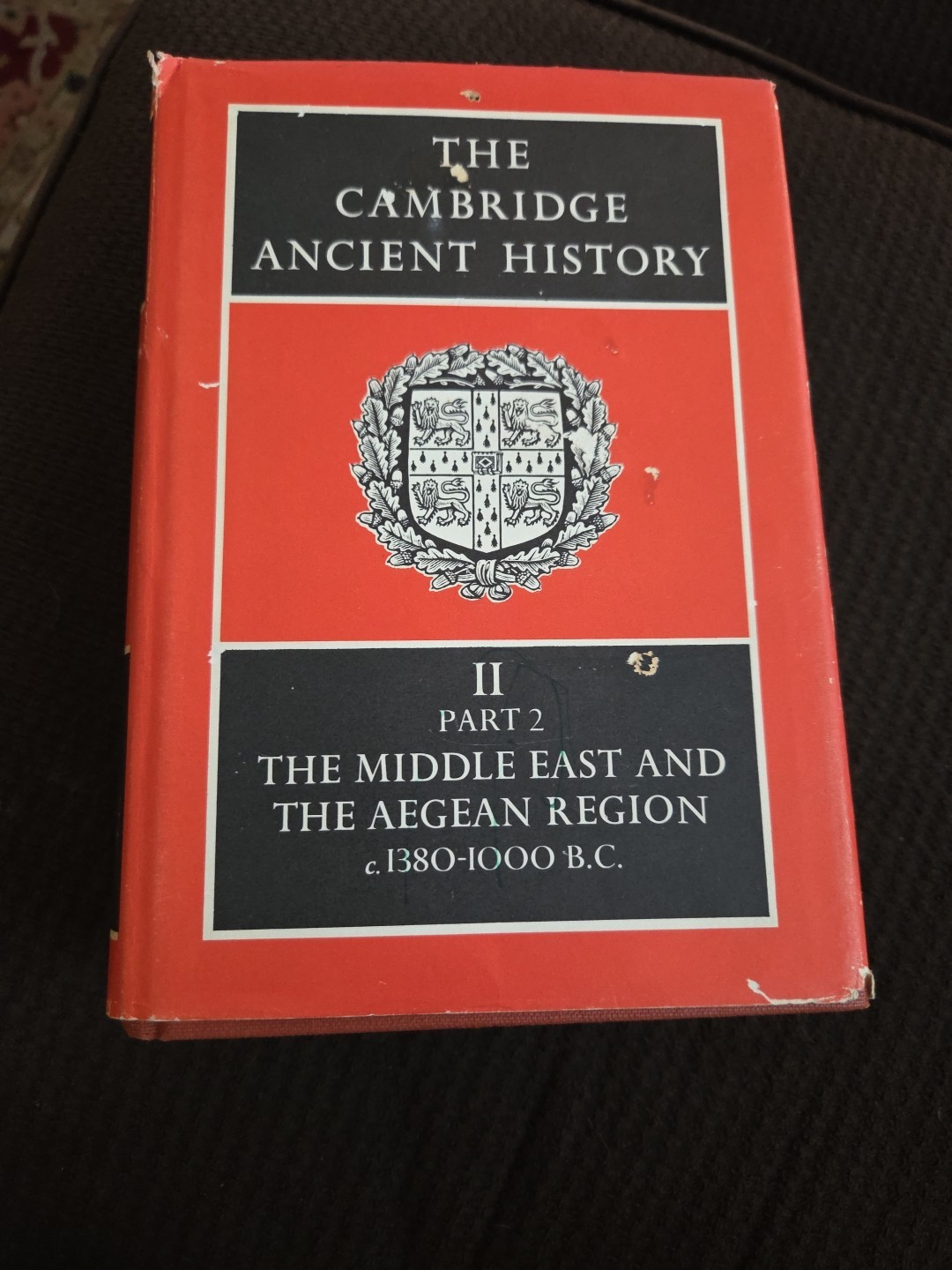 The Cambridge Ancient History Volumes 1 & 2 Parts 1 & 2 Vintage 1970 HCDJ W/Maps